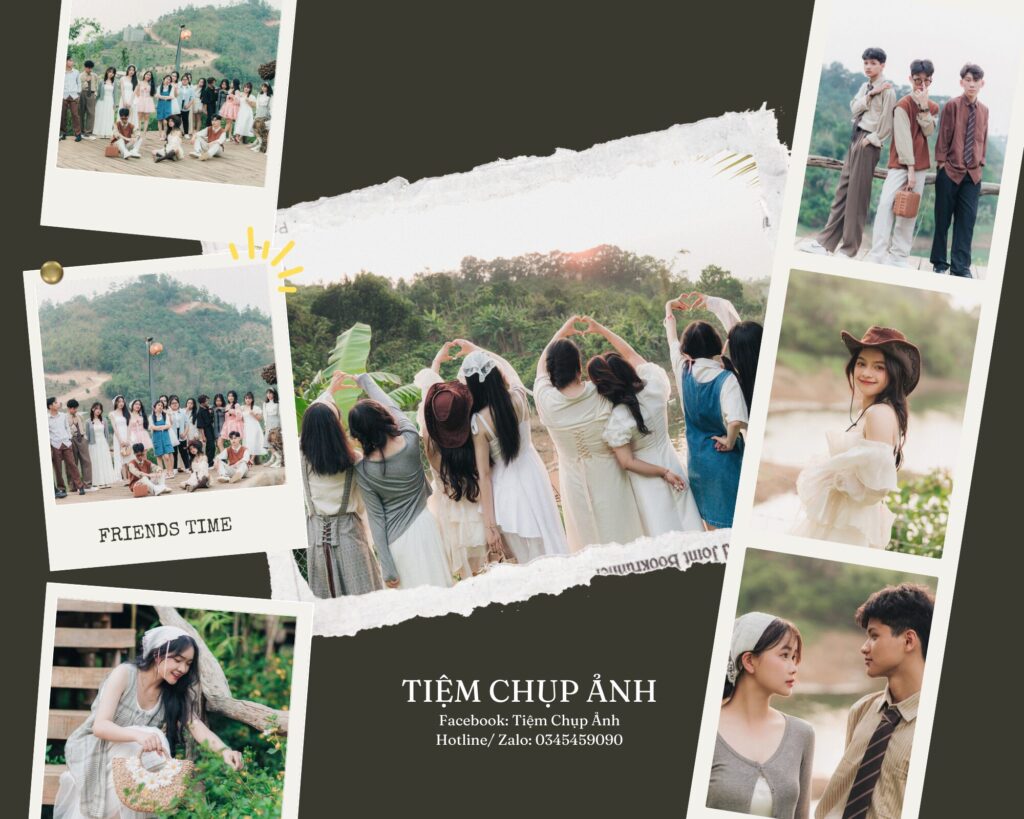 chụp hình tập thể đẹp