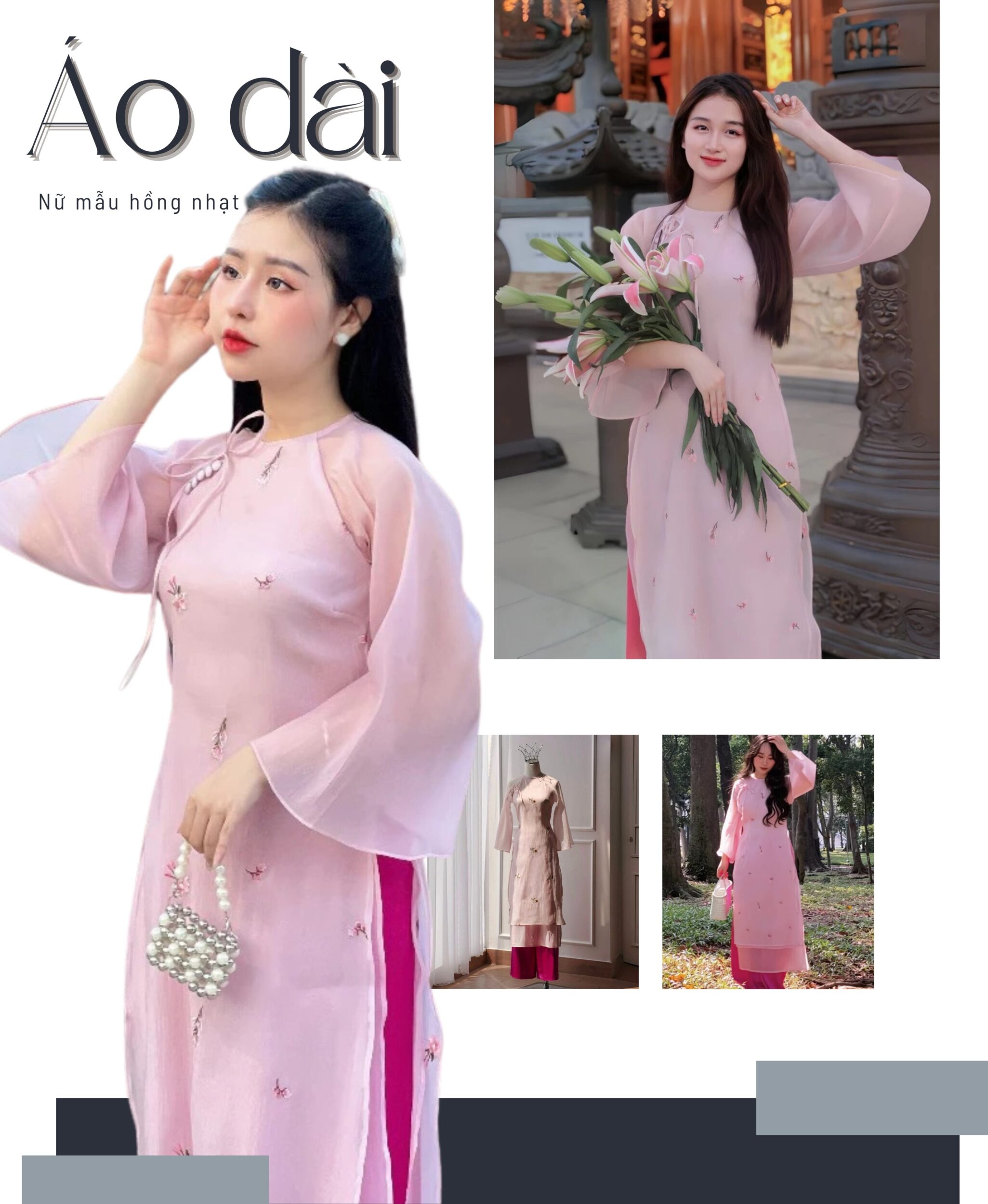 thuê áo dài chụp tết