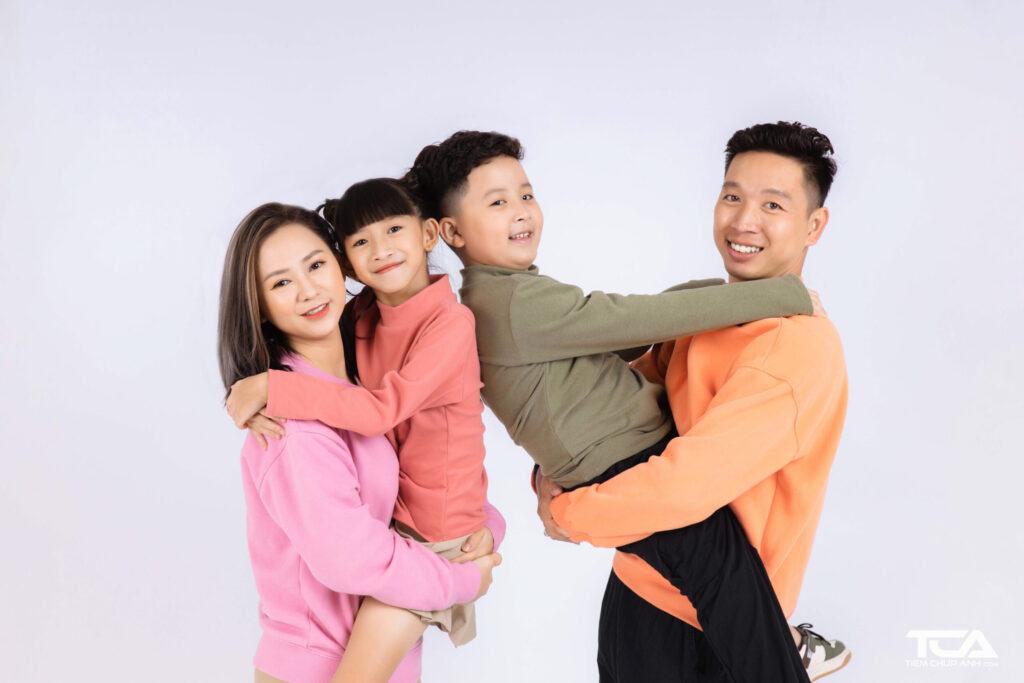 phong cách chụp ảnh gia đình đẹp
