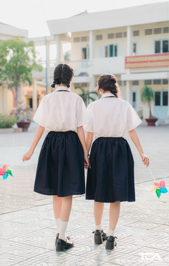 thuê đồng phục học sinh nữ Thái Lan