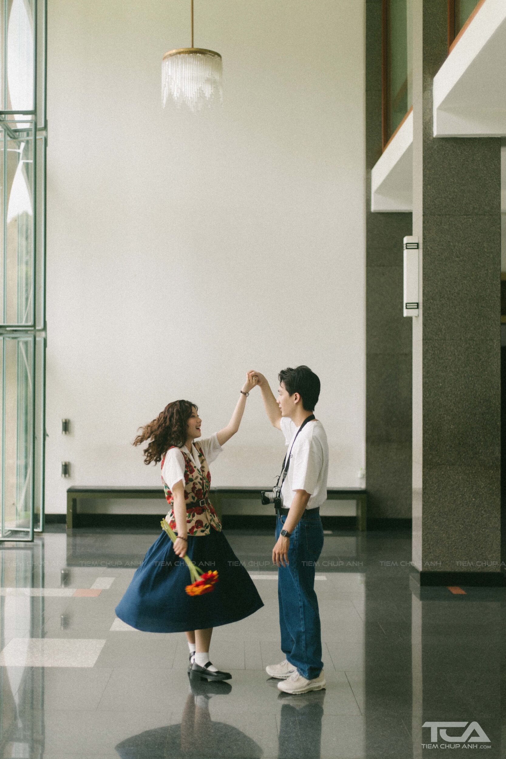 mẫu chụp ảnh với người yêu