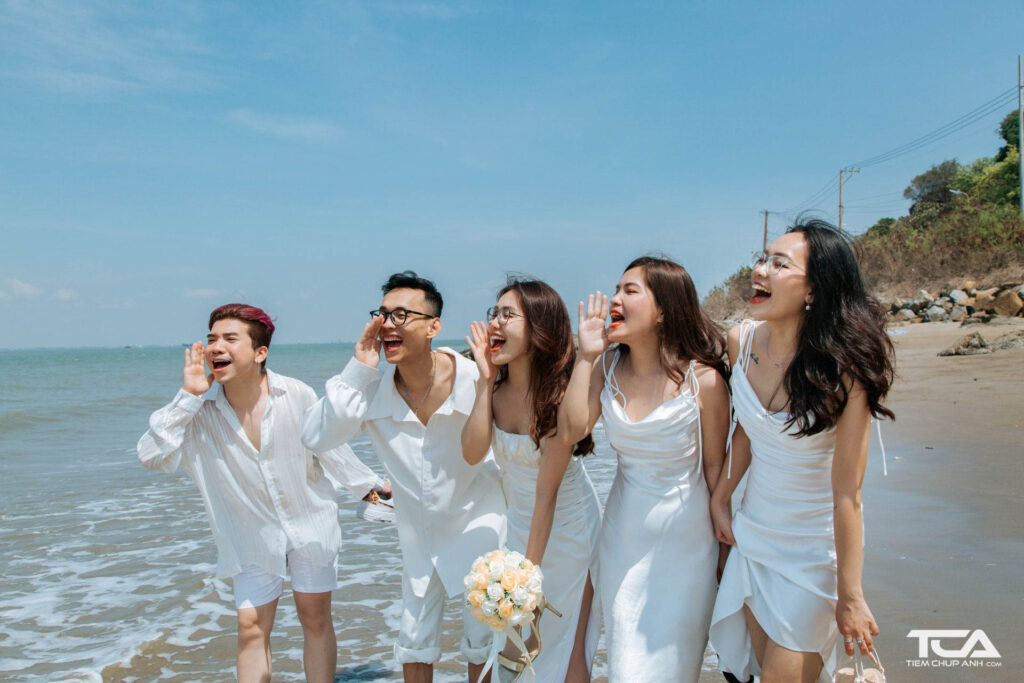 các kiểu chụp ảnh tập thể đẹp