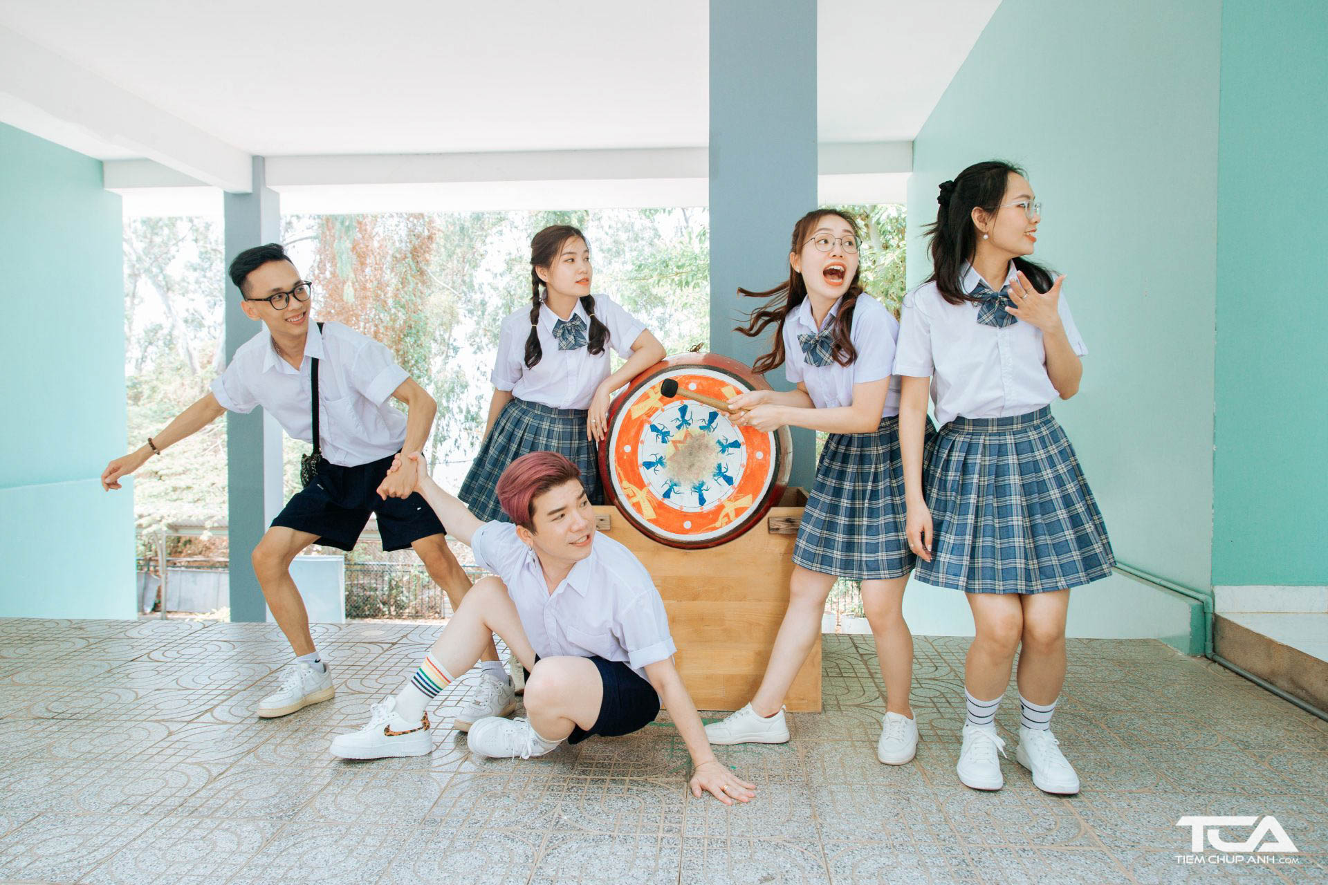 cách chụp hình tập thể đẹp