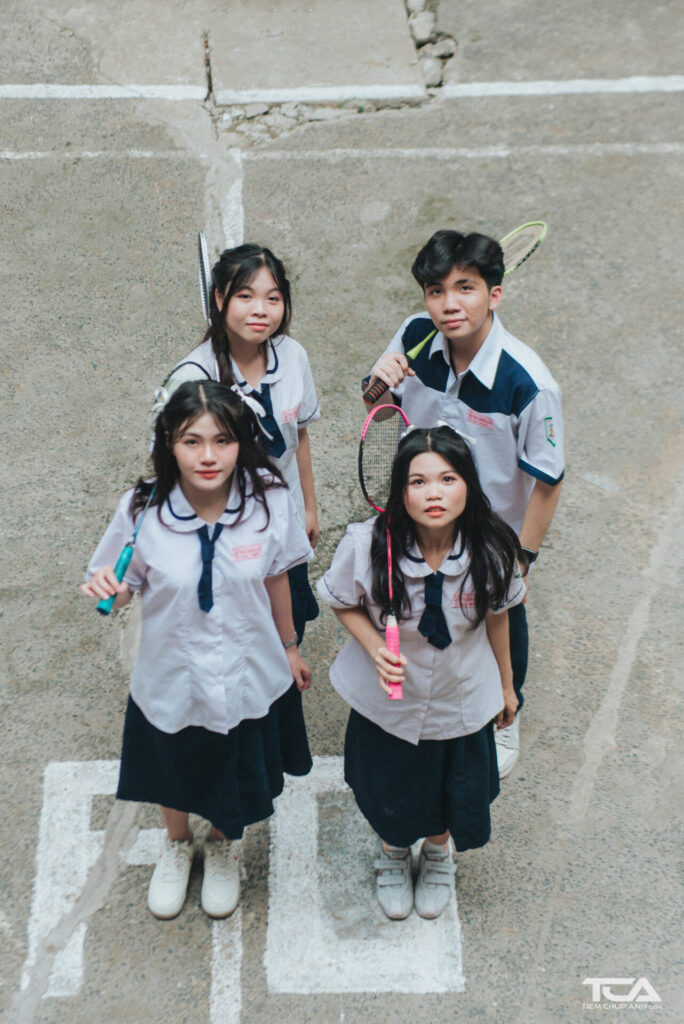 kiểu chụp nhóm đẹp