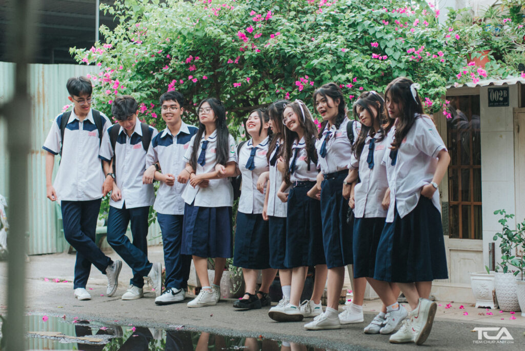 kiểu chụp ảnh nhóm đẹp