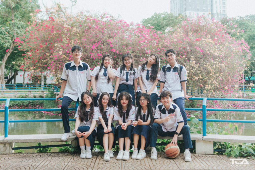 kiểu chụp ảnh nhóm đẹp