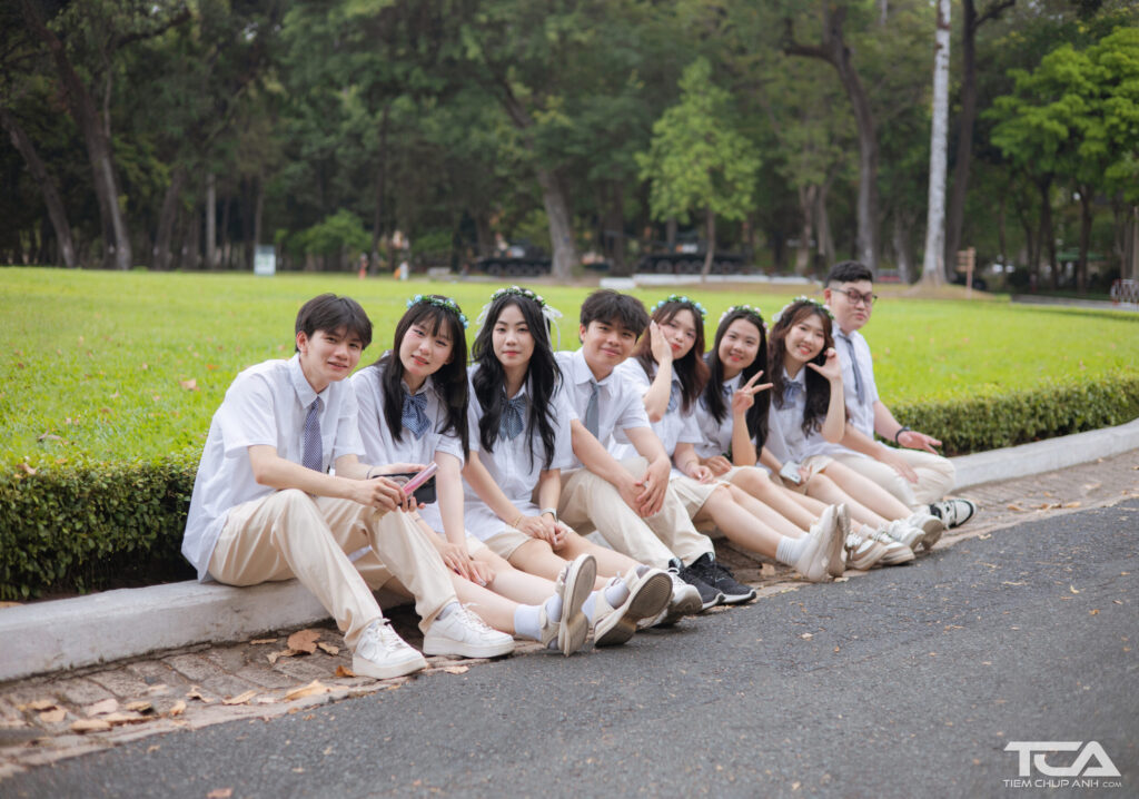 gợi ý chụp hình nhóm