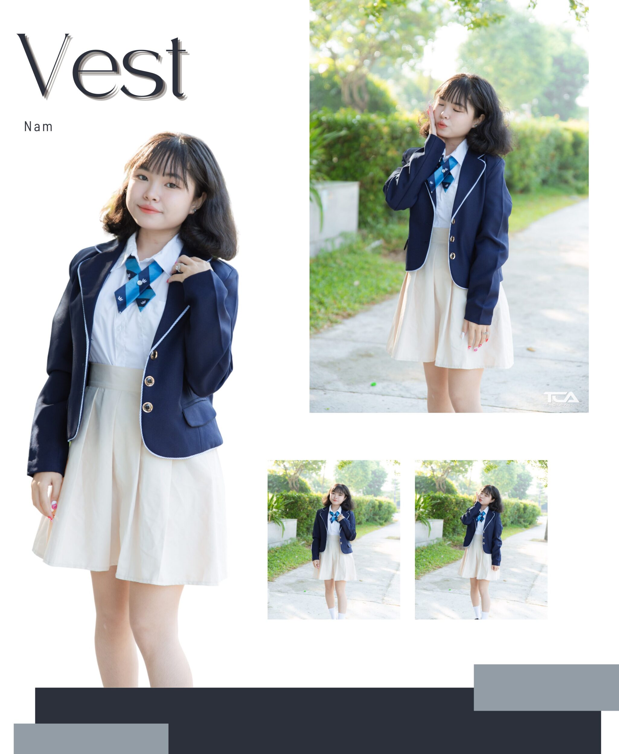 thuê vest chụp ảnh kỷ yếu