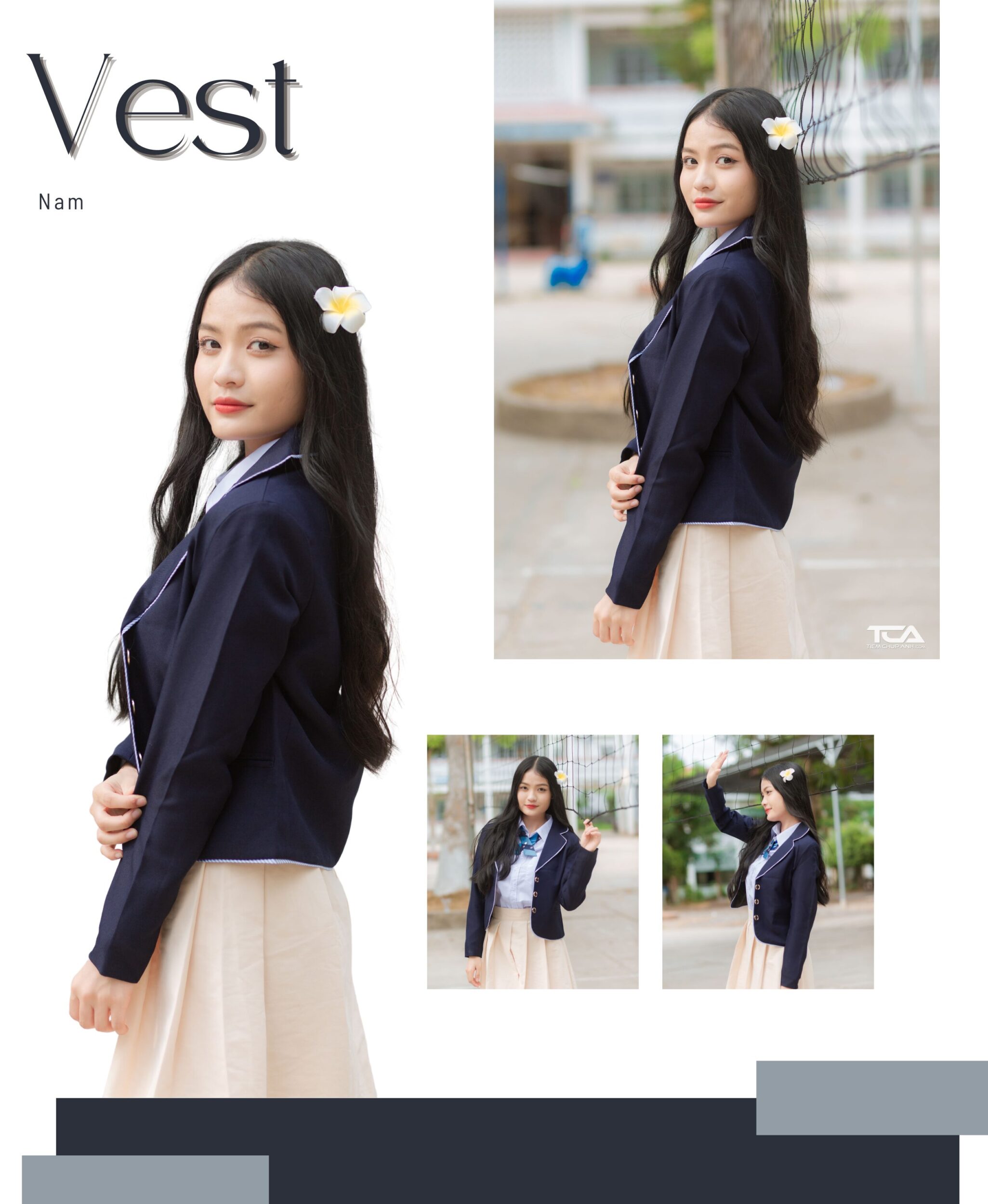 thuê áo vest nam chụp ảnh kỷ yếu
