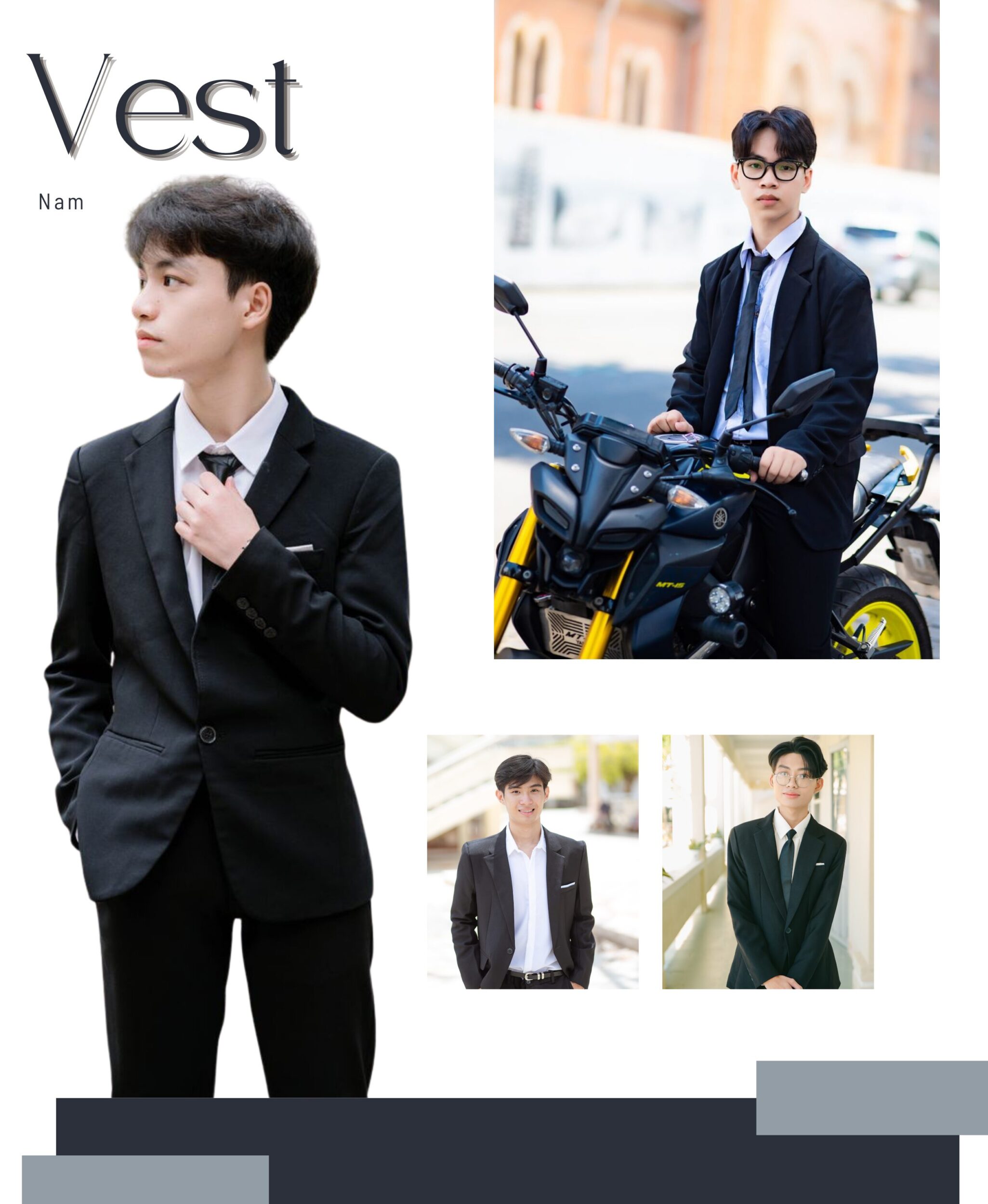 thuê vest chụp ảnh kỷ yếu