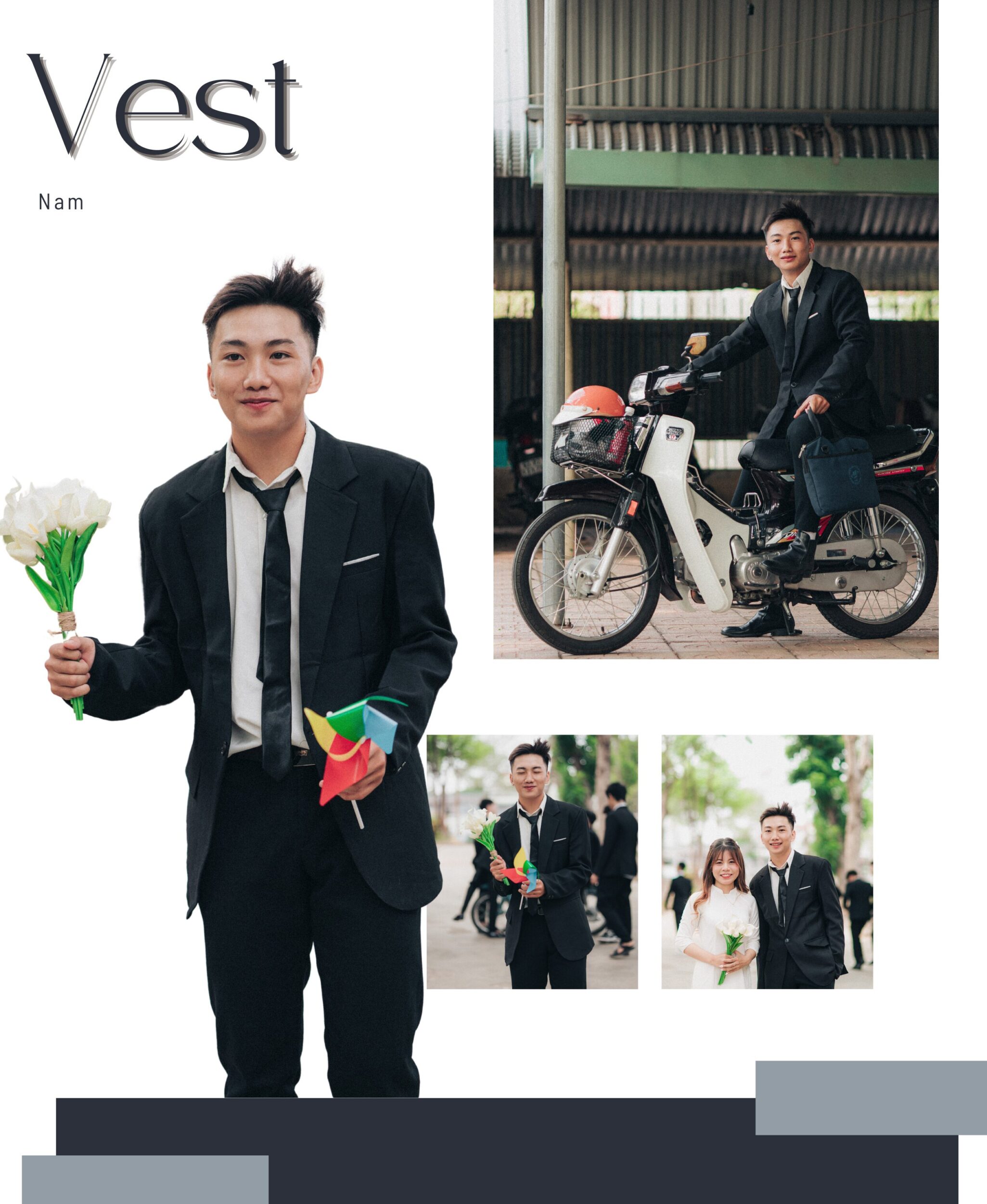 thuê vest chụp kỷ yếu