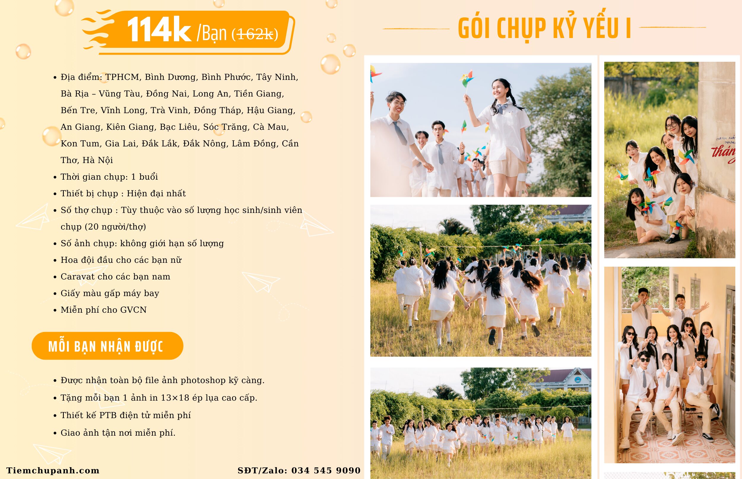chụp ảnh kỷ yếu bình dương