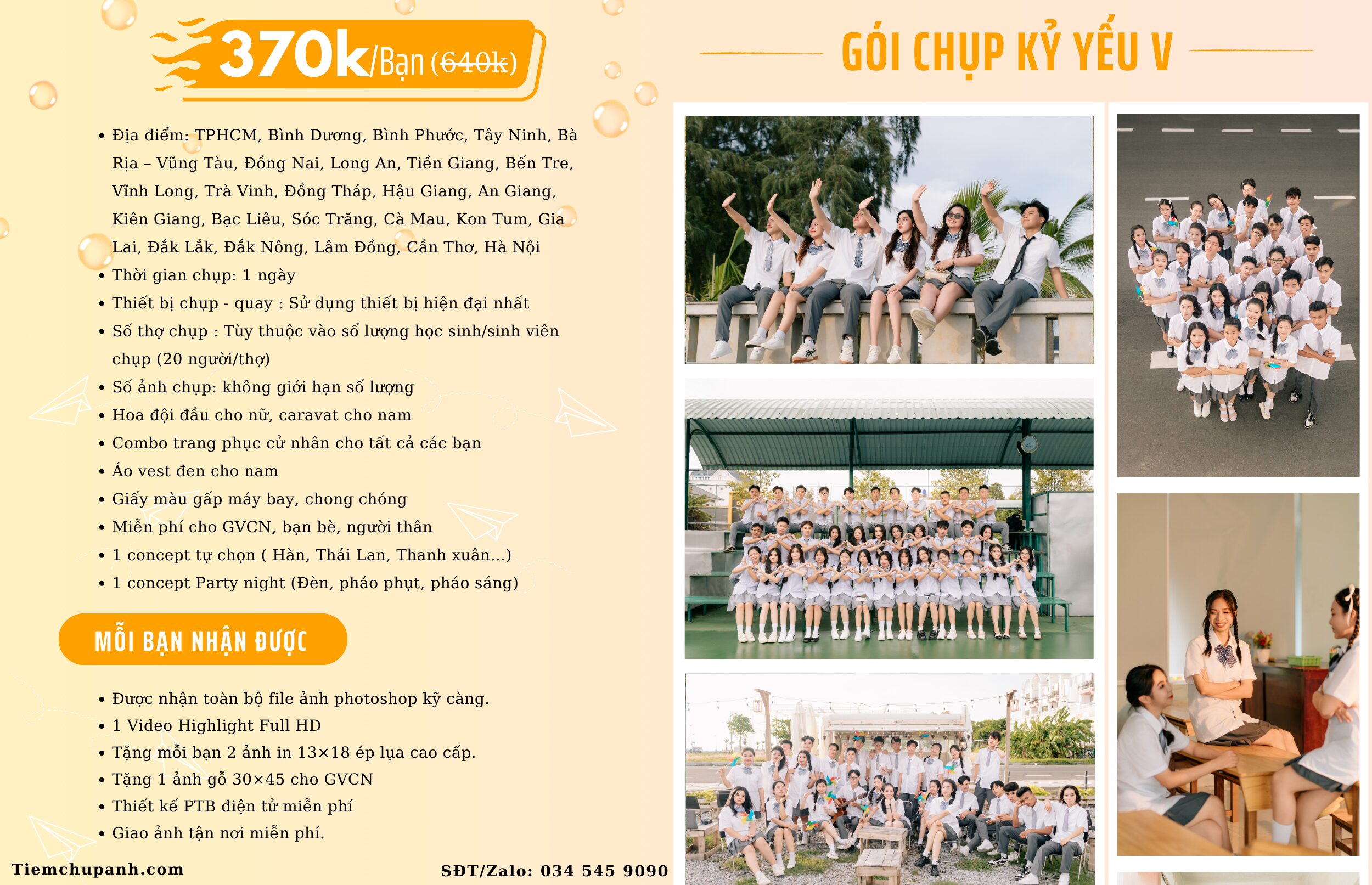 chụp kỷ yếu bình dương
