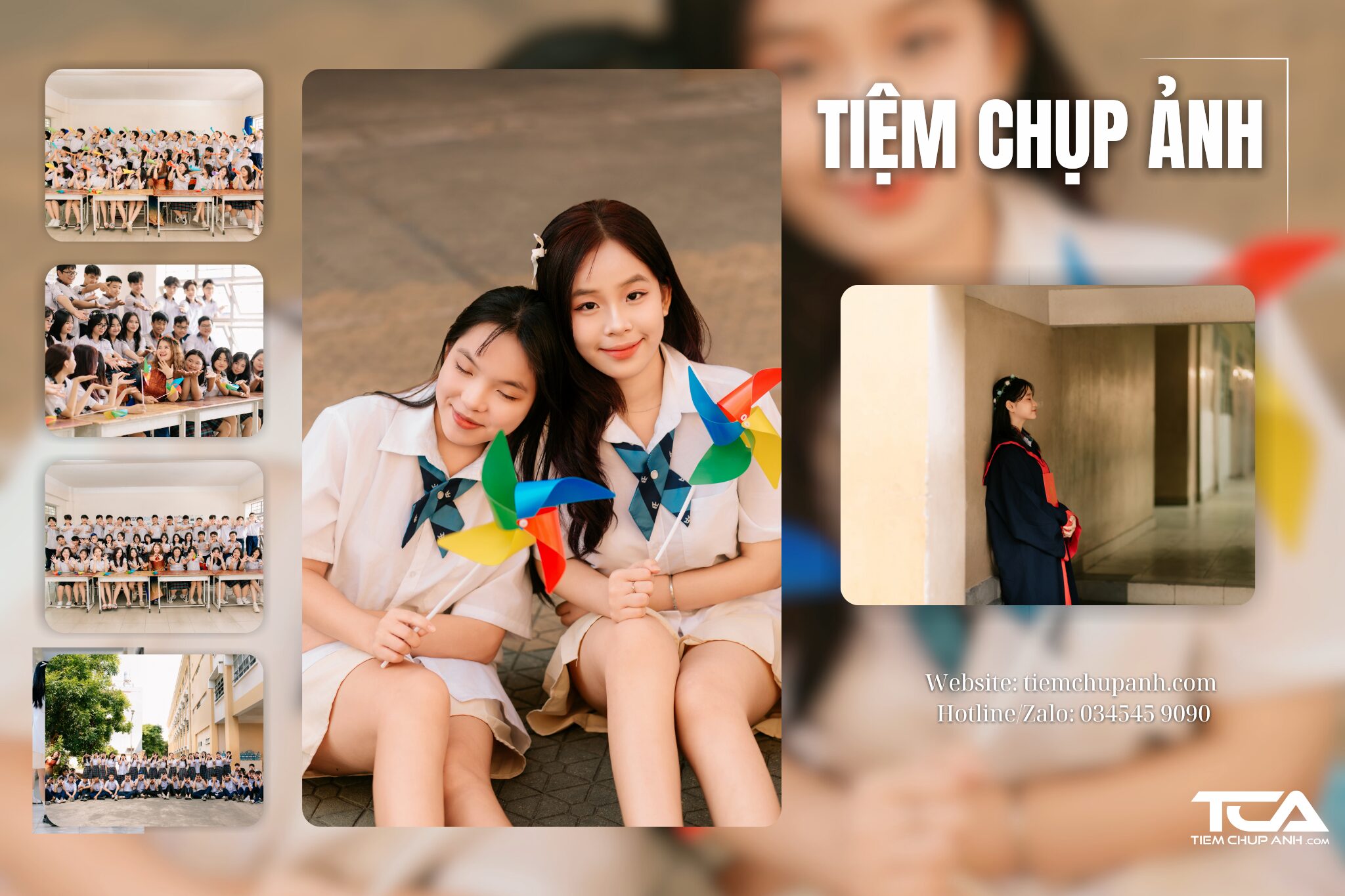 bảng giá Chụp ảnh kỷ yếu ở Mỏ Cày Bắc