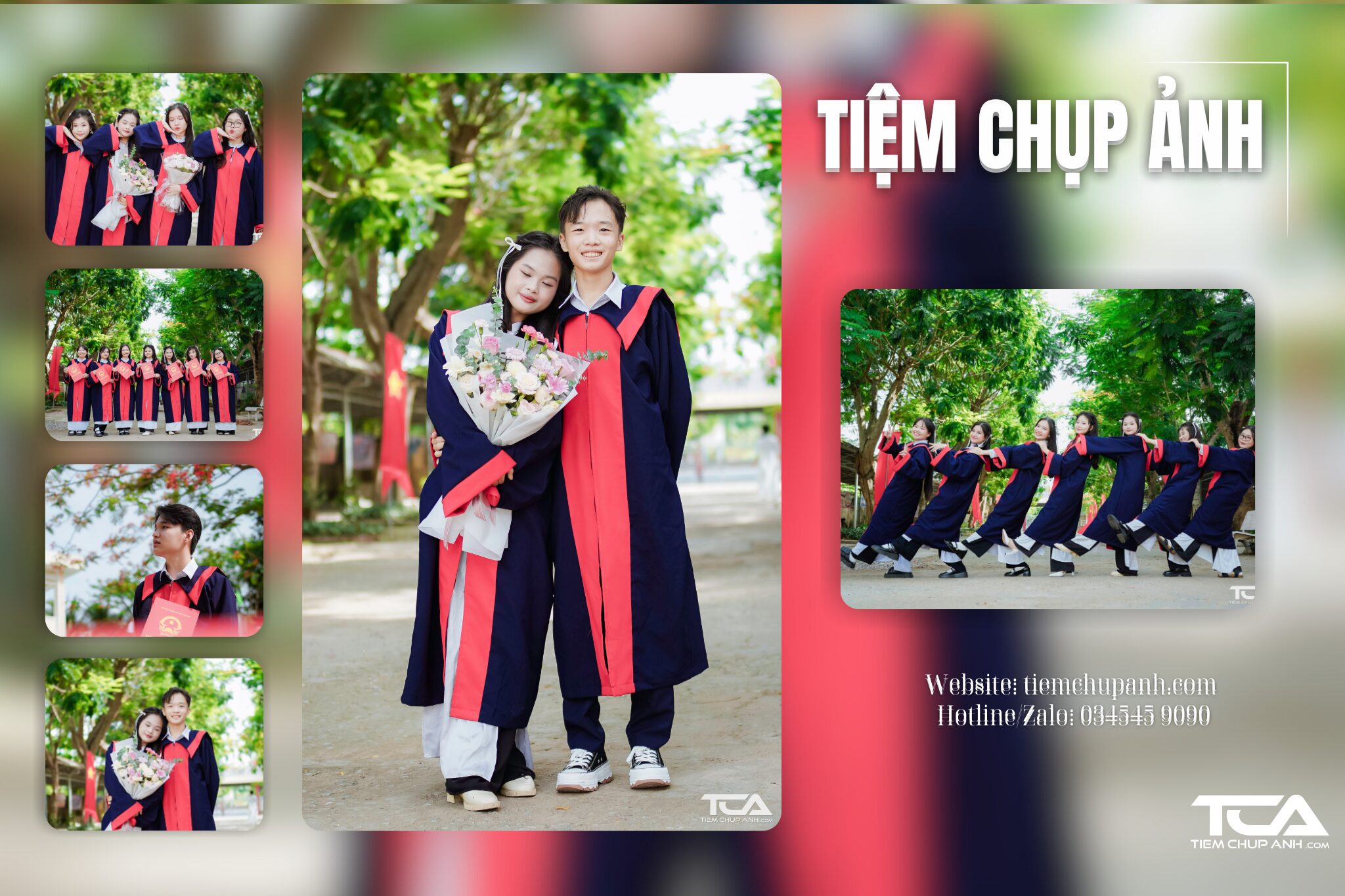 thuê Chụp ảnh kỷ yếu ở Chợ Lách