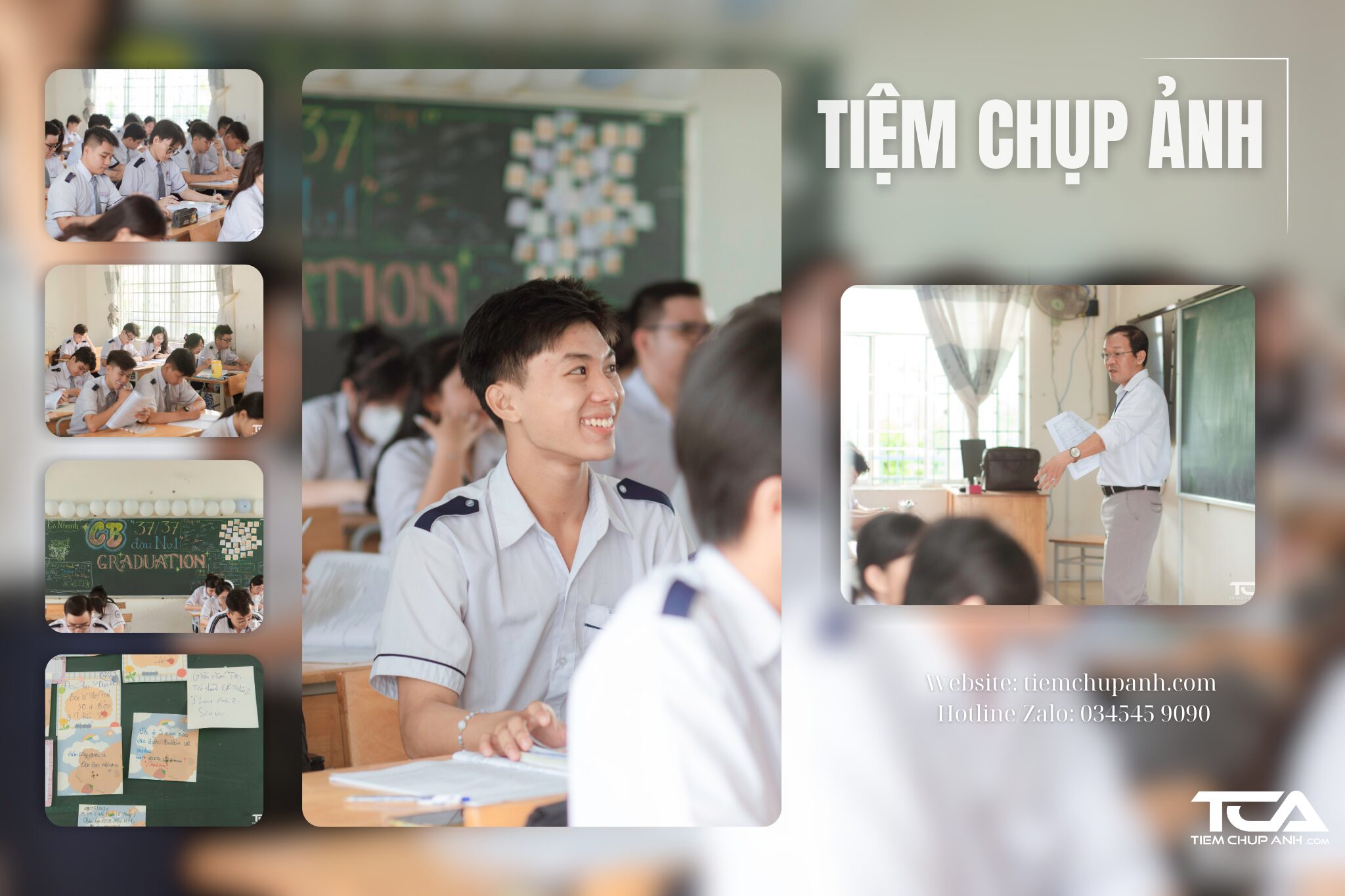 tạo dáng Chụp ảnh kỷ yếu ở Ba Tri