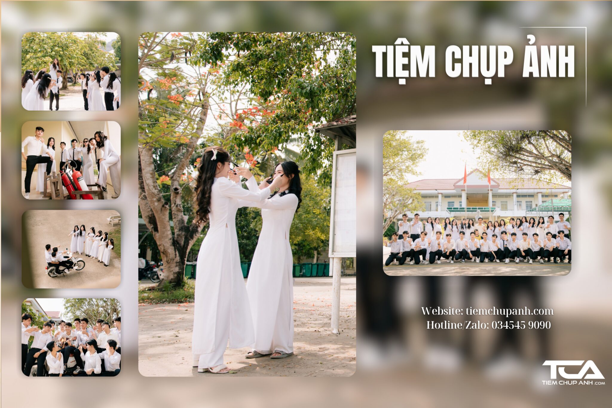 nơi Chụp ảnh kỷ yếu ở Châu Thành