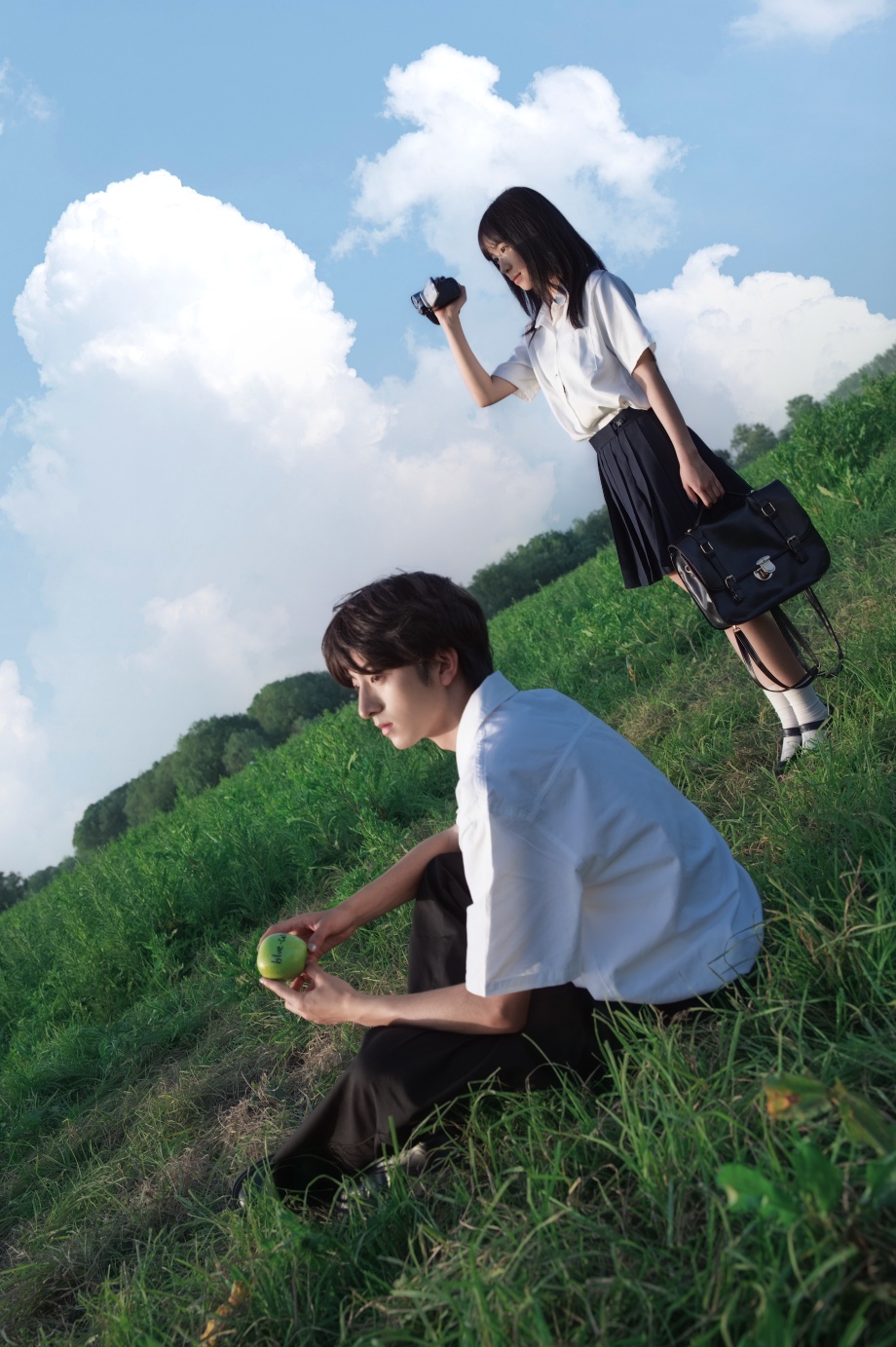 ảnh cặp đôi học sinh cute