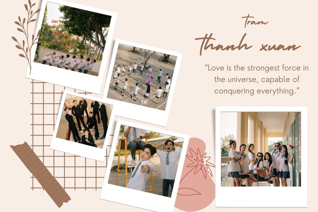 trang trí lớp học chụp kỷ yếu