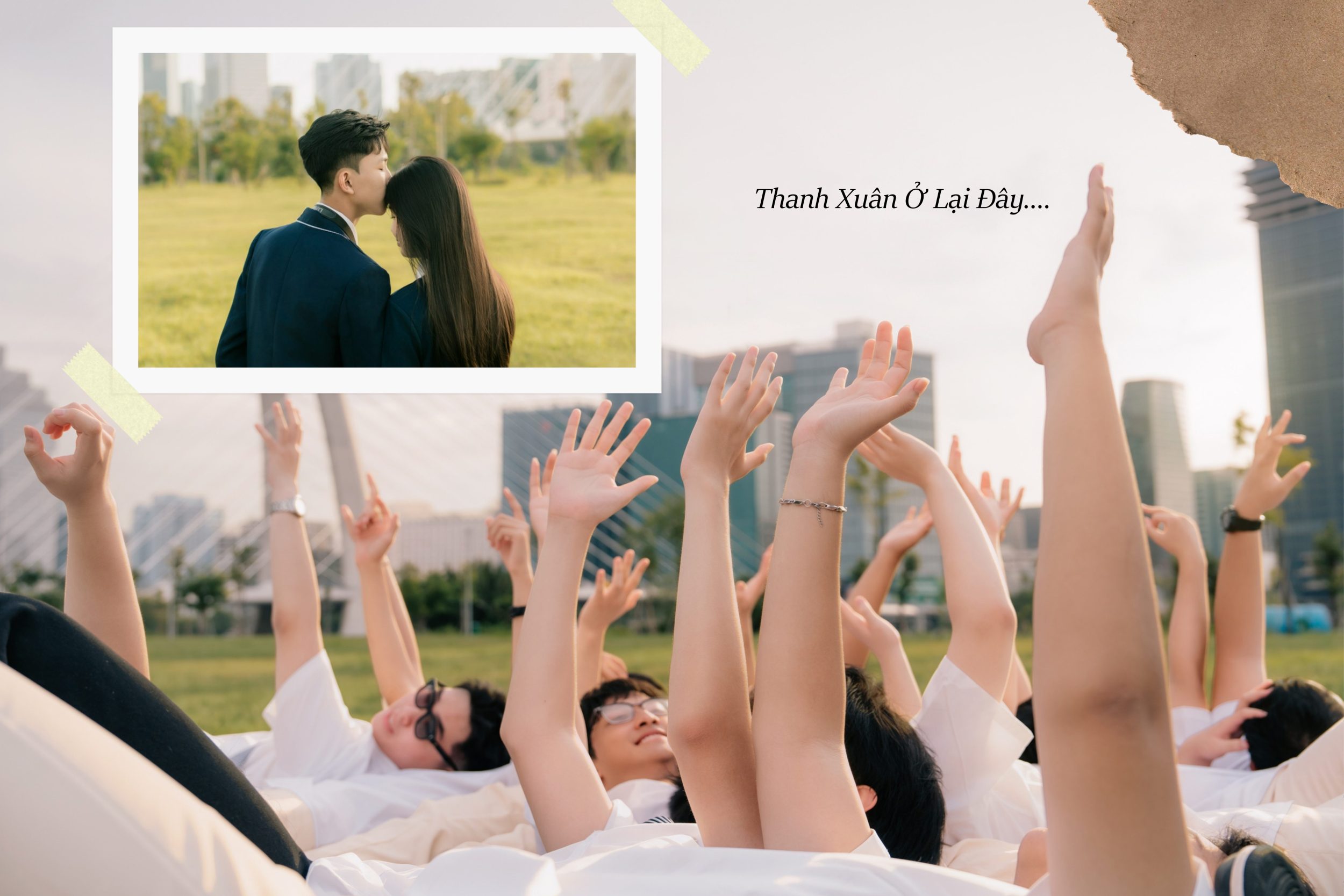 dáng chụp kỷ yếu với người yêu