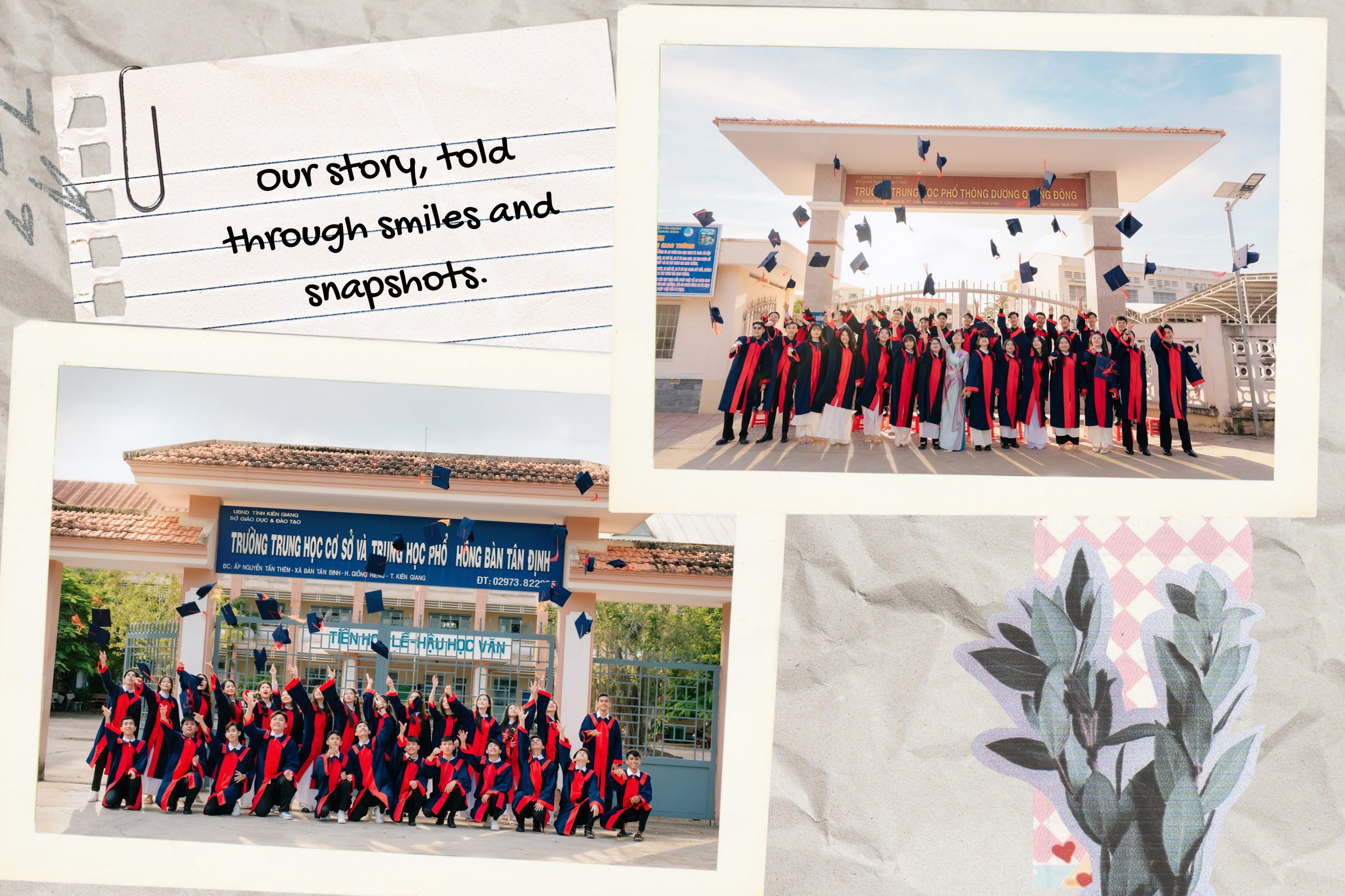 tạo dáng chụp ảnh với áo cử nhân