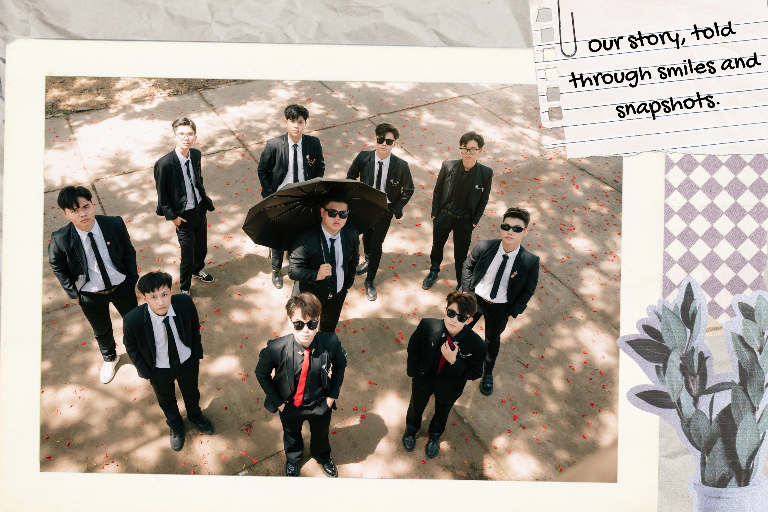 tạo dáng chụp ảnh kỷ yếu đẹp cho nam