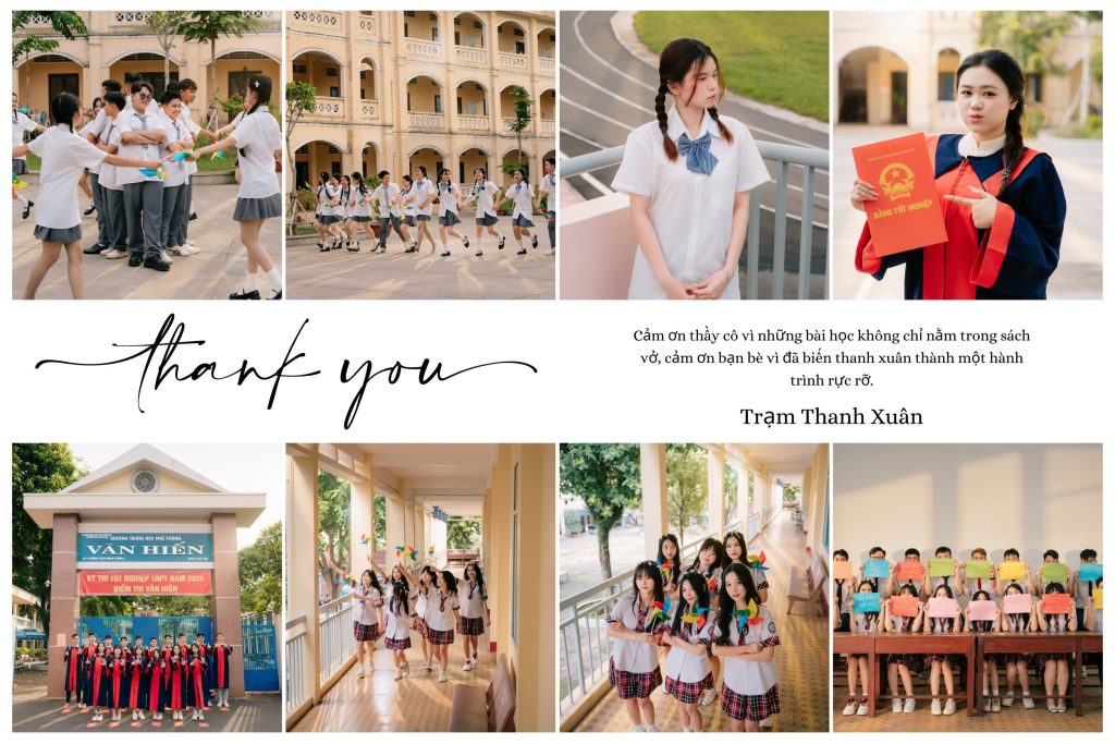 ý tưởng trang trí lớp chụp kỷ yếu