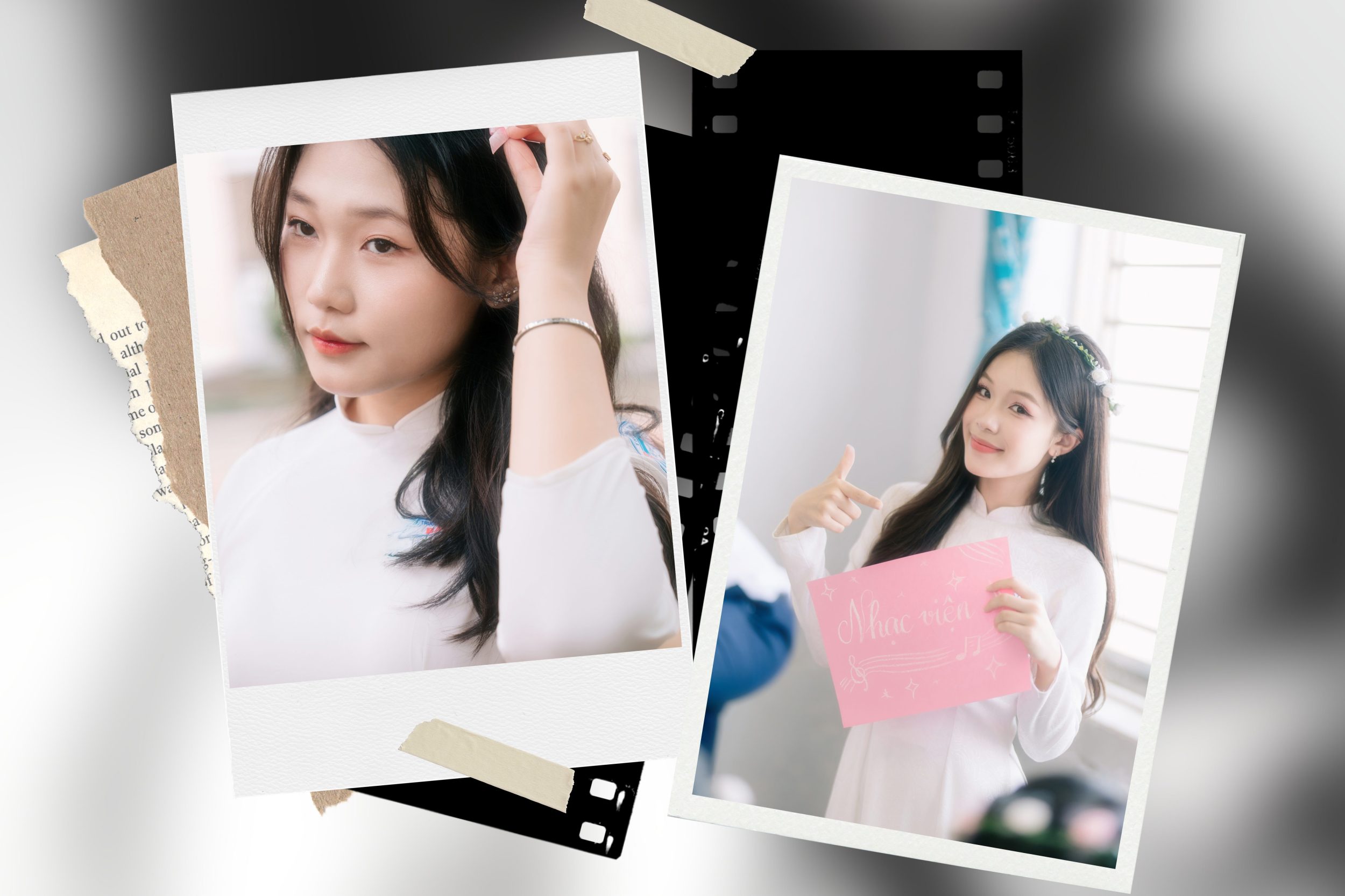 cách tạo dáng với áo dài kỷ yếu