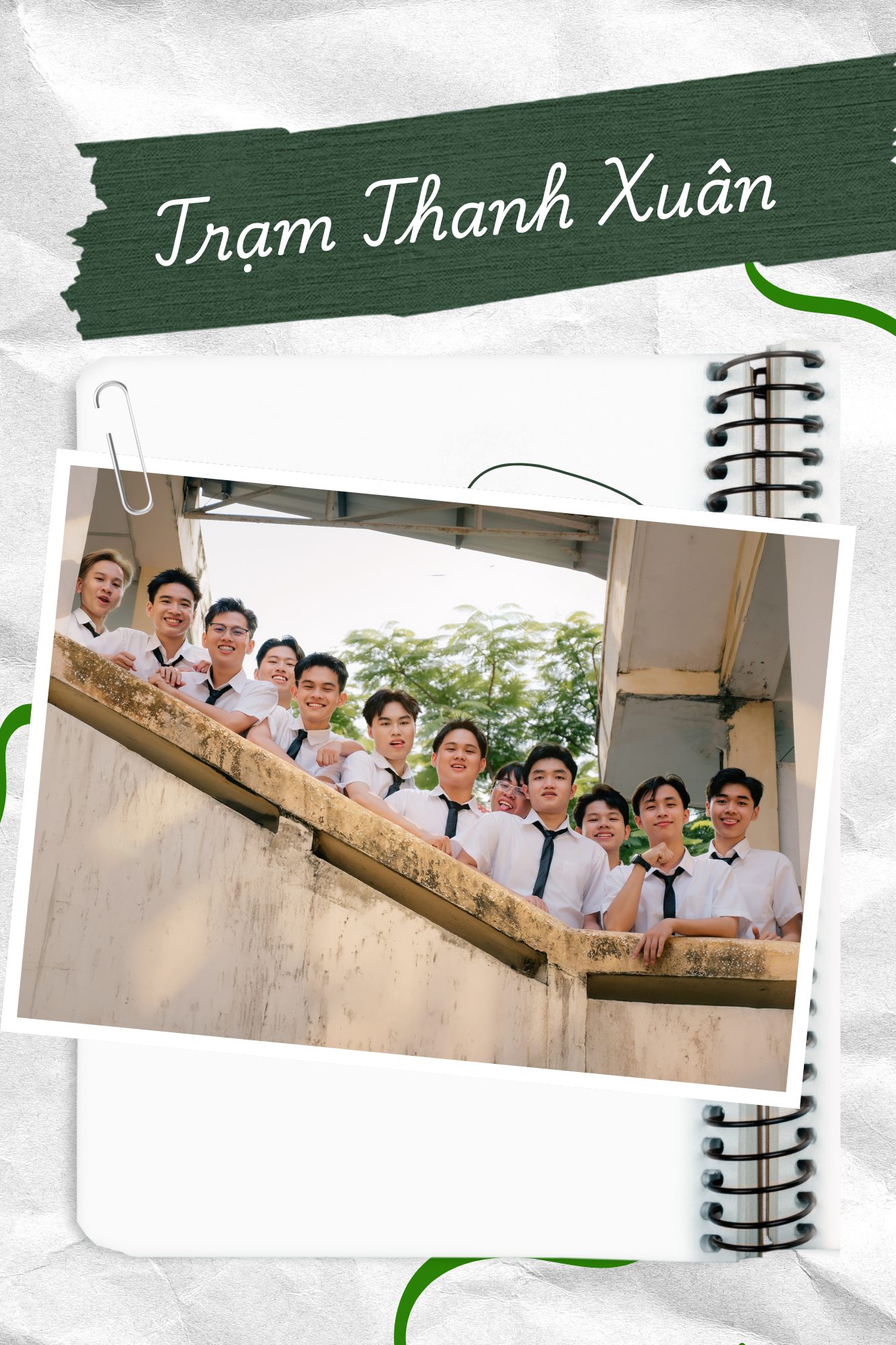 tạo dáng kỷ yếu nhóm