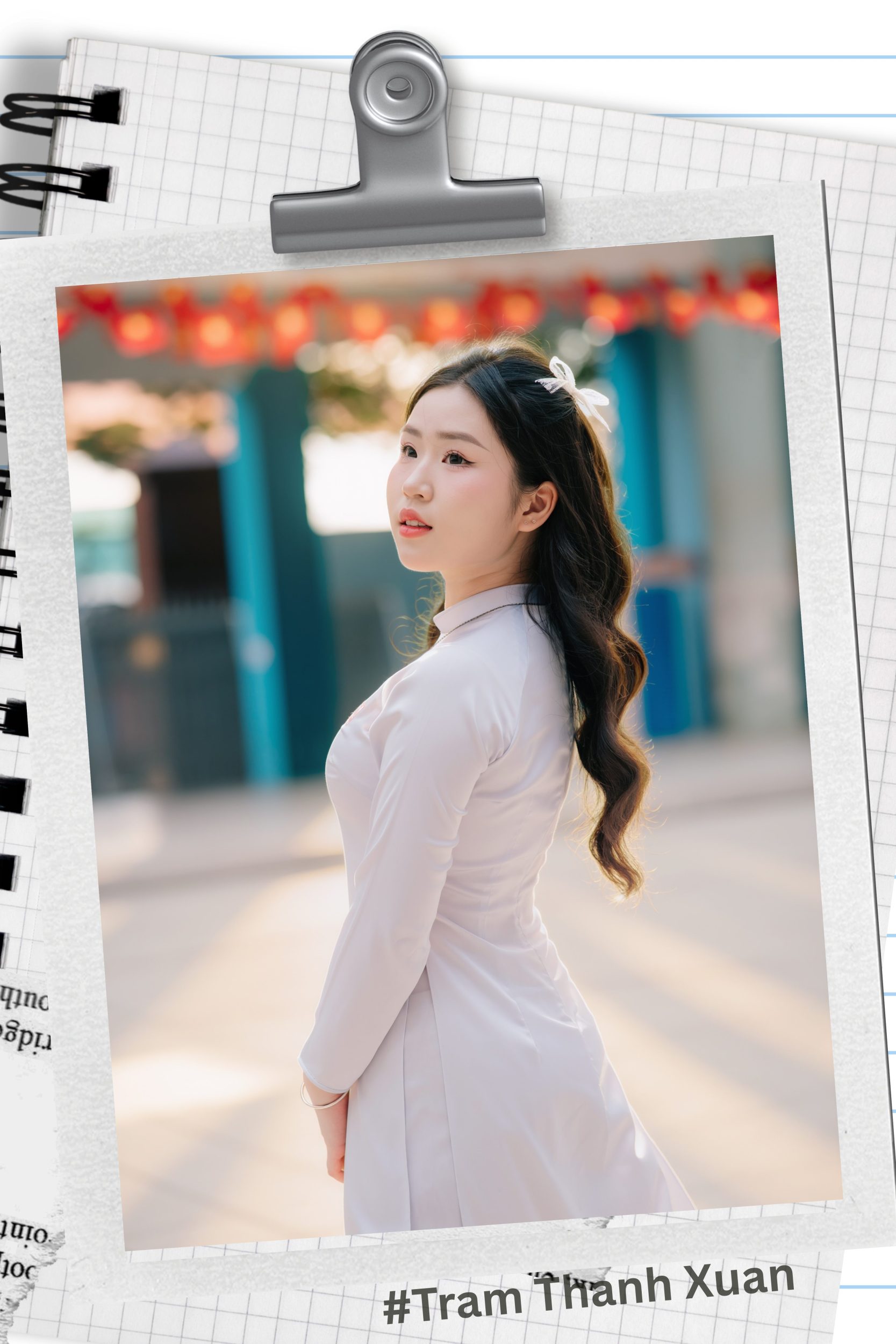 cách tạo dáng chụp kỷ yếu với áo dài