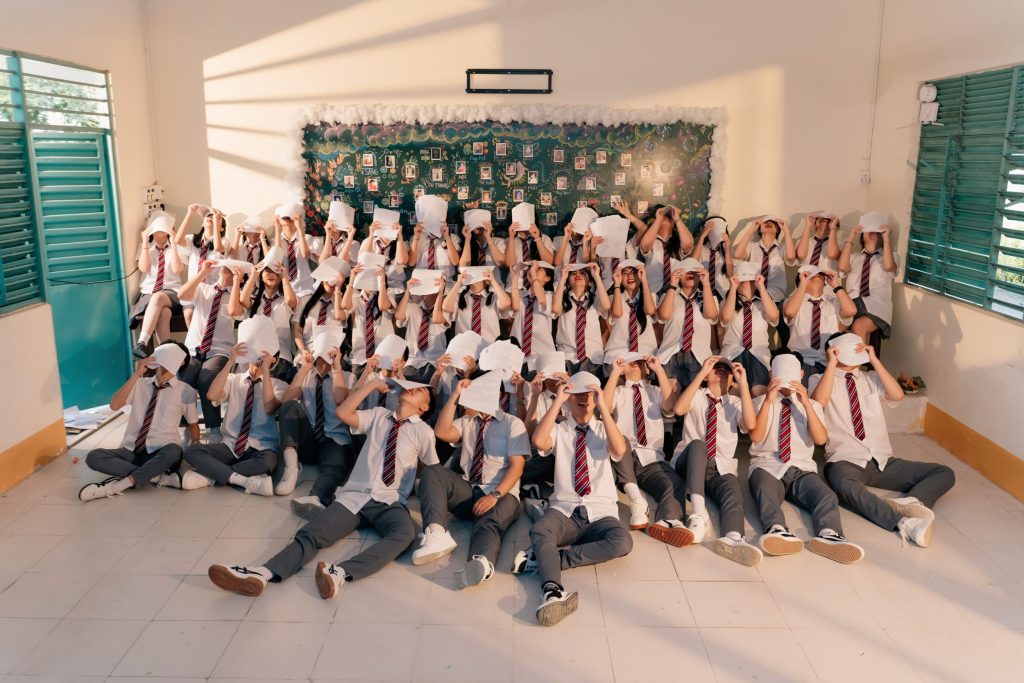 kiểu chụp kỷ yếu