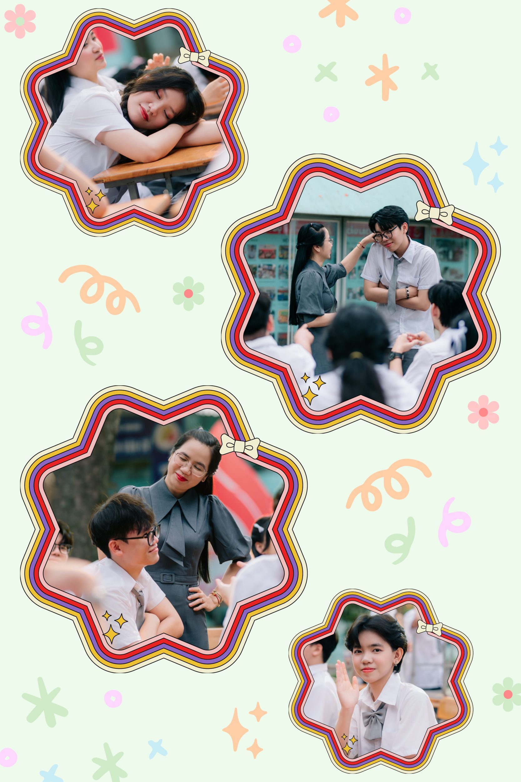 các kiểu ảnh chụp tập thể đẹp