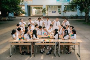 các kiểu chụp ảnh tập thể đẹp