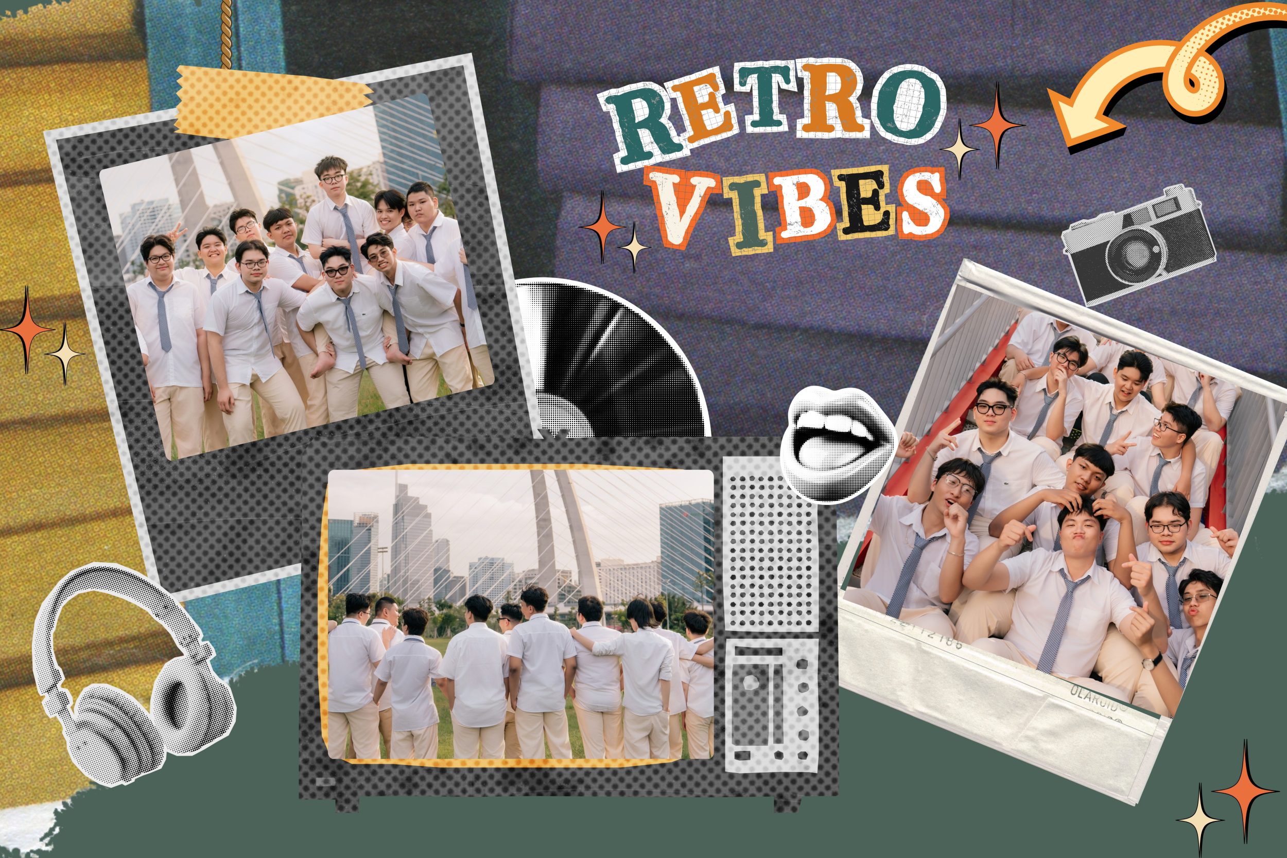 các kiểu chụp ảnh tập thể lớp đẹp