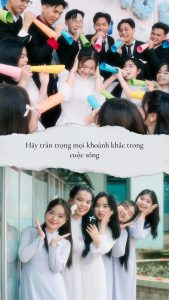 tạo dáng chụp ảnh áo dài kỷ yếu