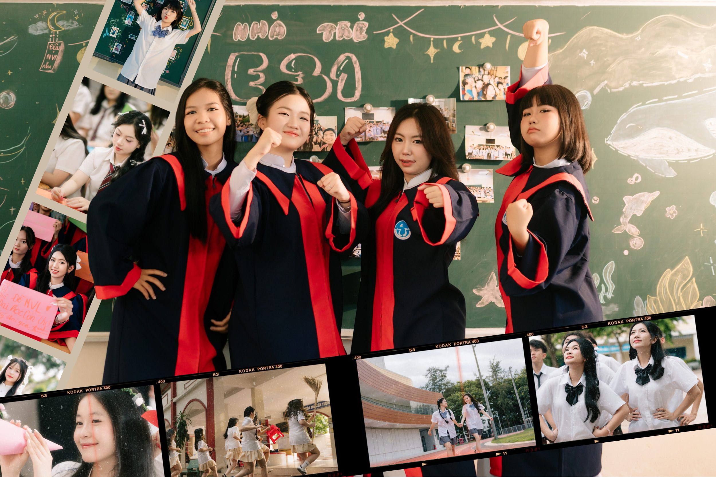 cách tạo dáng chụp ảnh kỷ yếu cho nữ