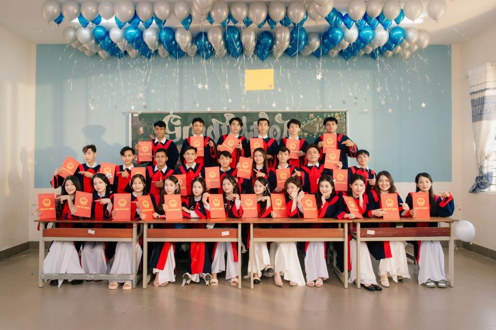 các kiểu chụp ảnh lớp đẹp