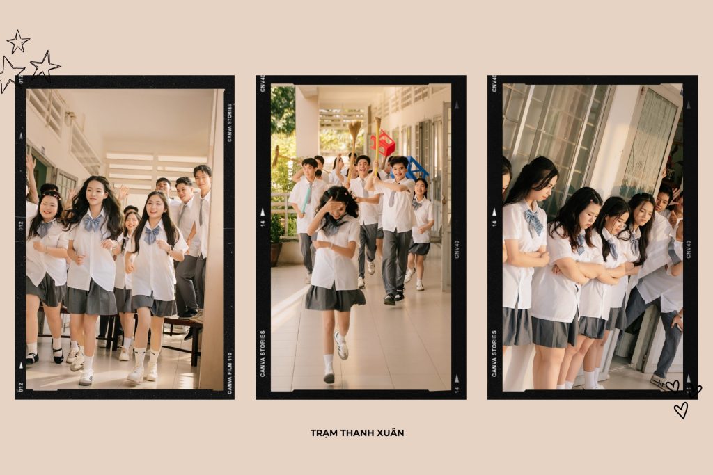 pose dáng chụp kỷ yếu