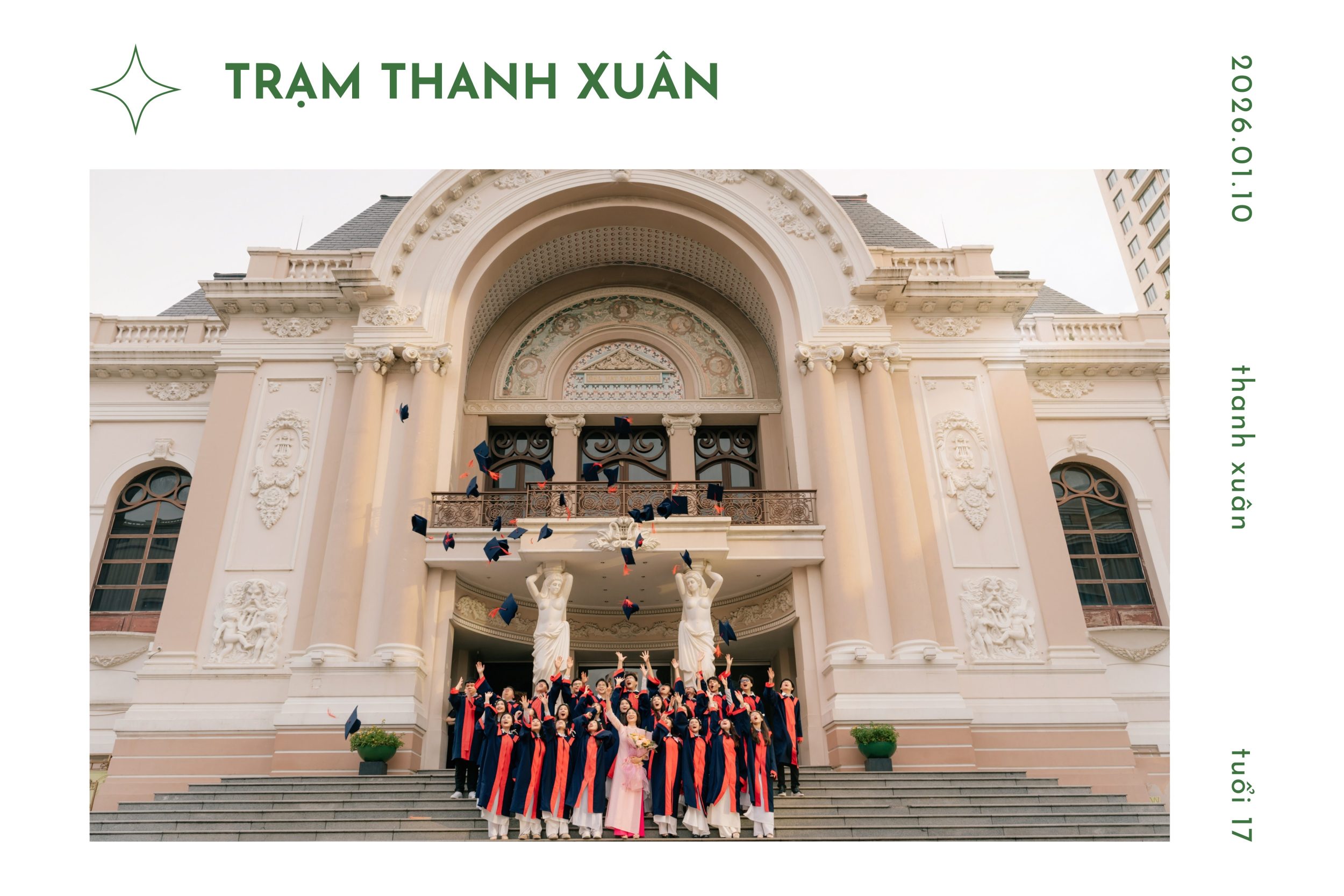 các kiểu xếp hình chụp ảnh kỷ yếu