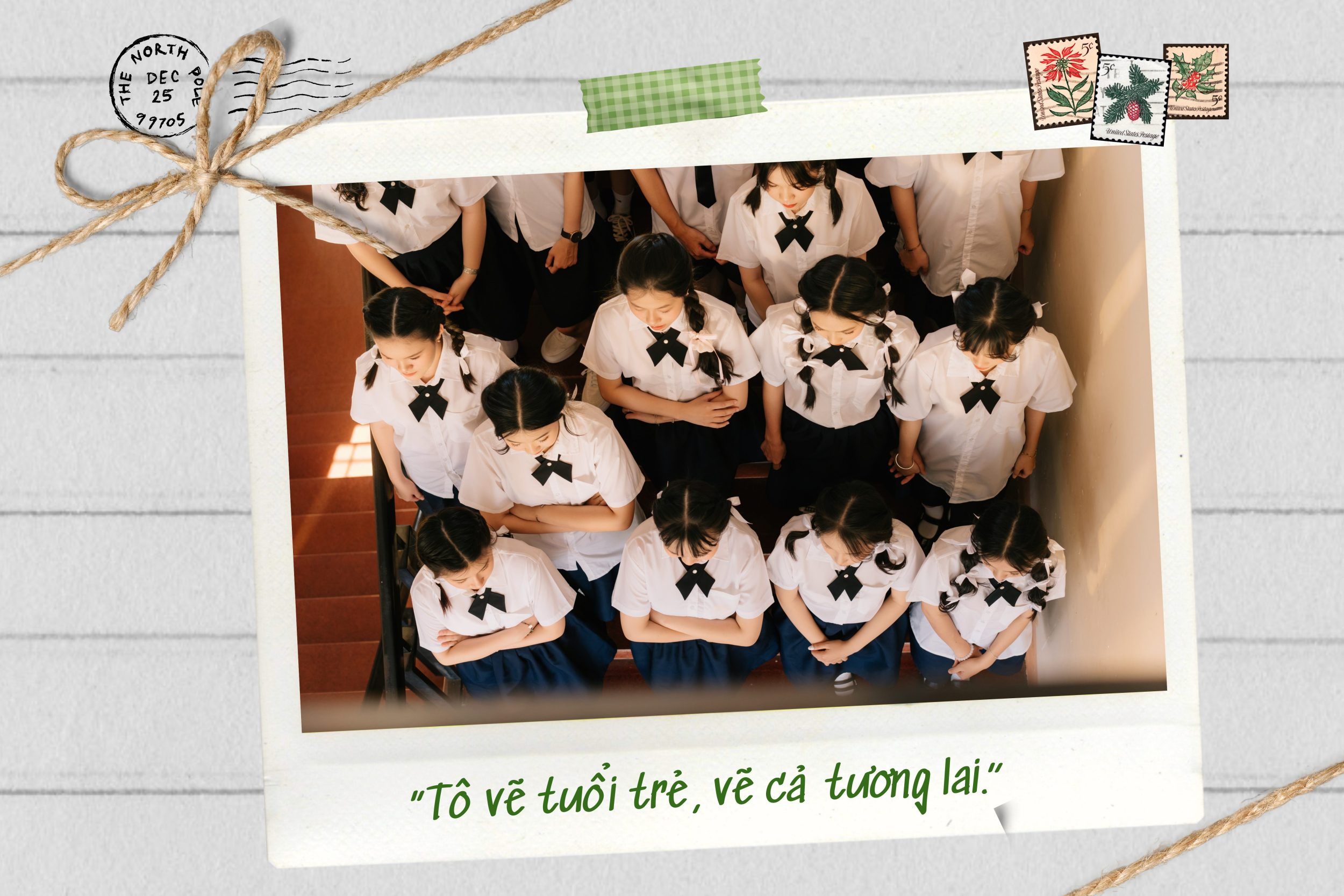 tạo dáng kỷ yếu nhóm