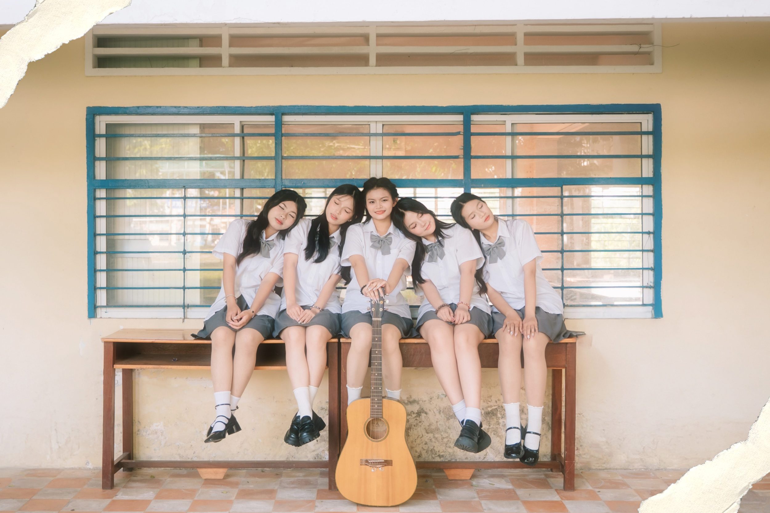 tóc chụp kỷ yếu nữ