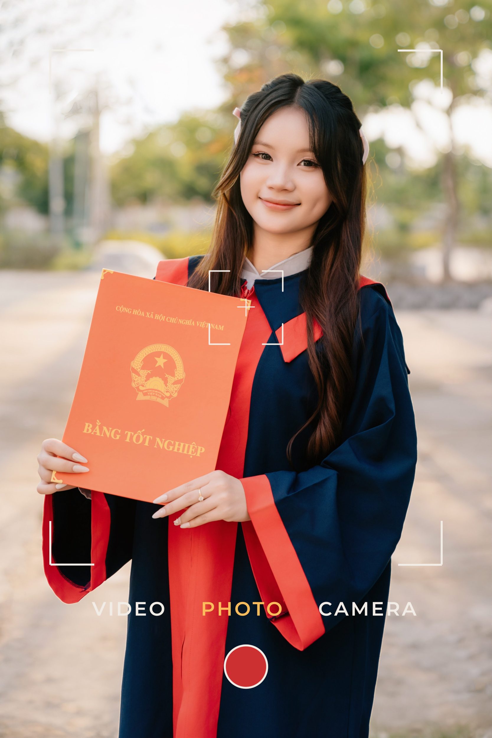 tạo kiểu tóc chụp kỷ yếu