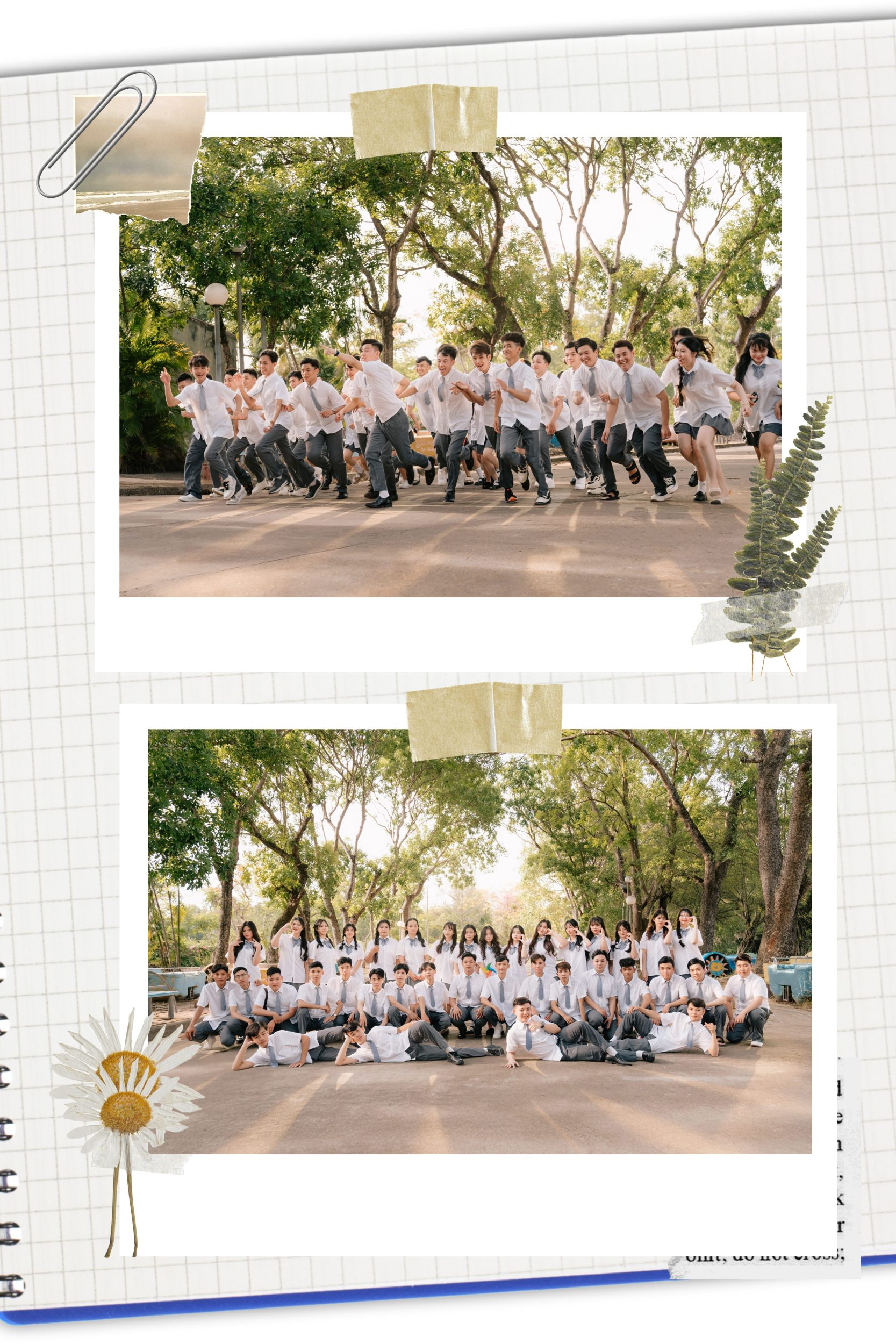tạo dáng chụp ảnh kỷ yếu nhóm