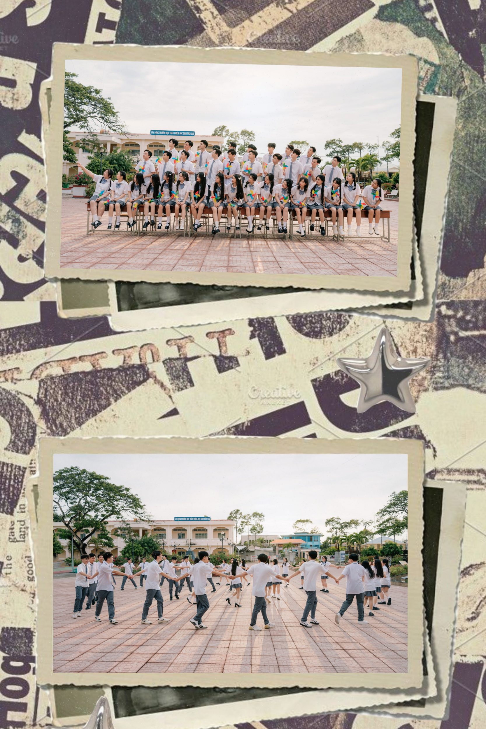 kiểu tóc ngắn chụp kỷ yếu