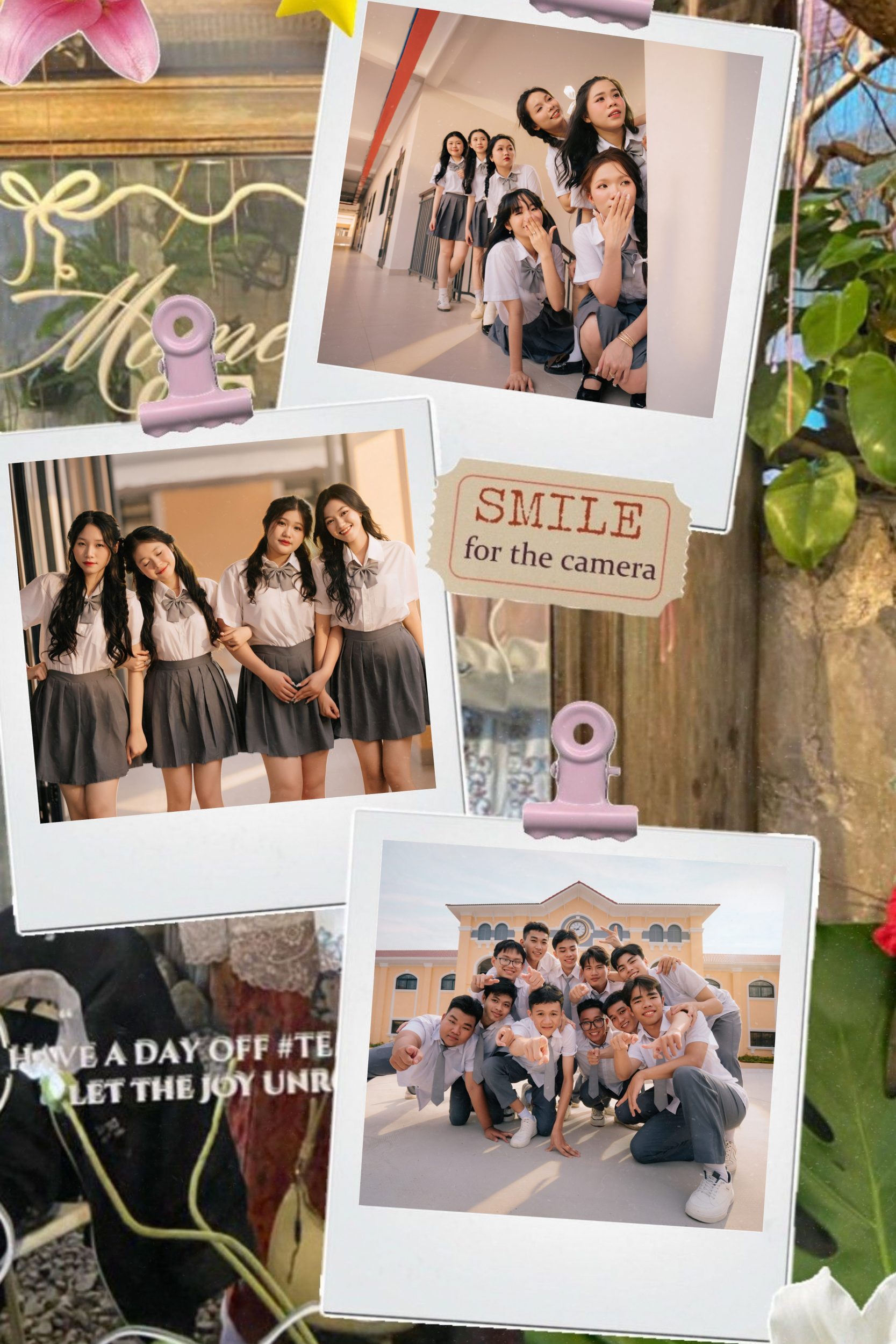 tạo kiểu tóc ngắn chụp kỷ yếu