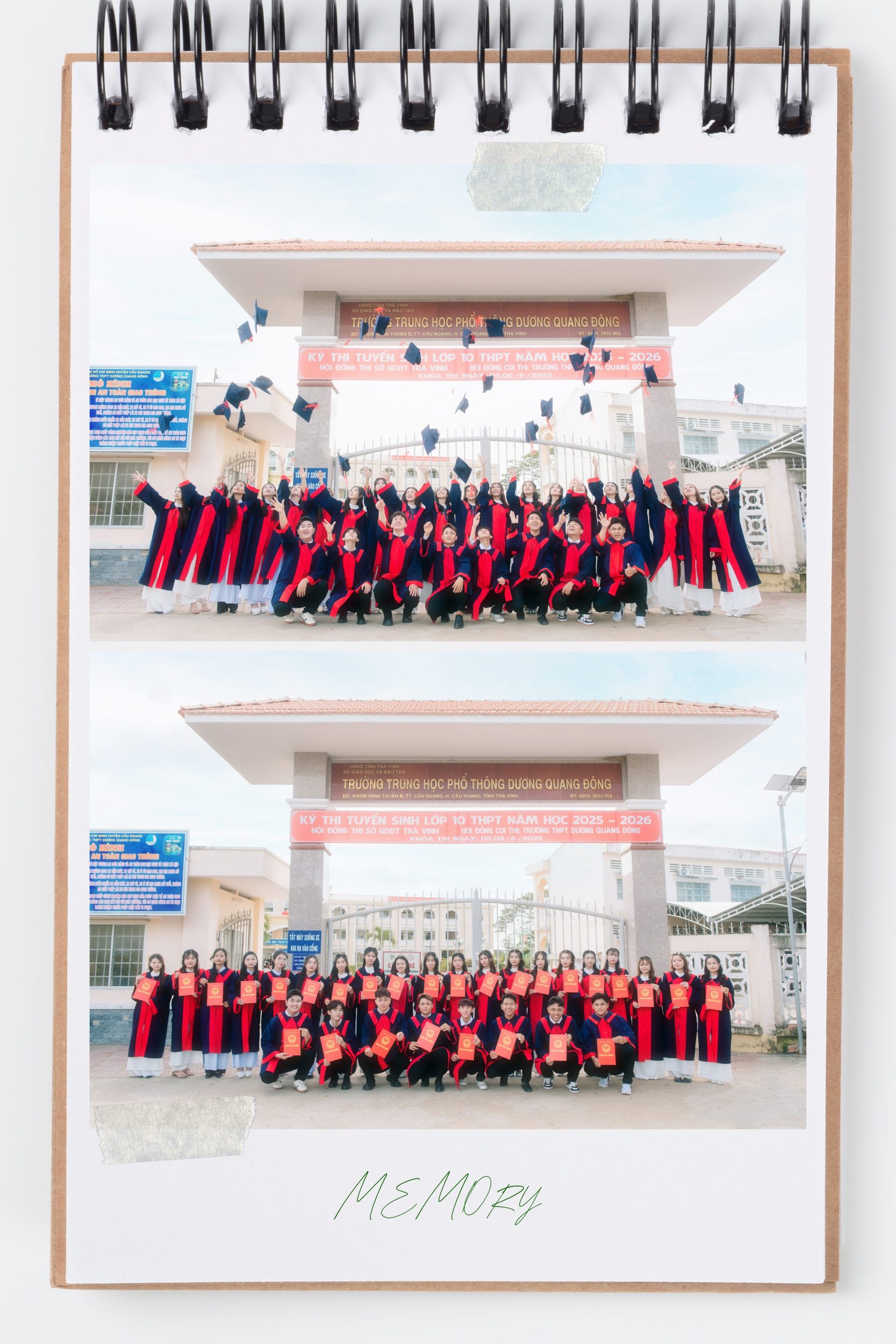 Cách tạo dáng chụp ảnh kỷ yếu với áo cử nhân