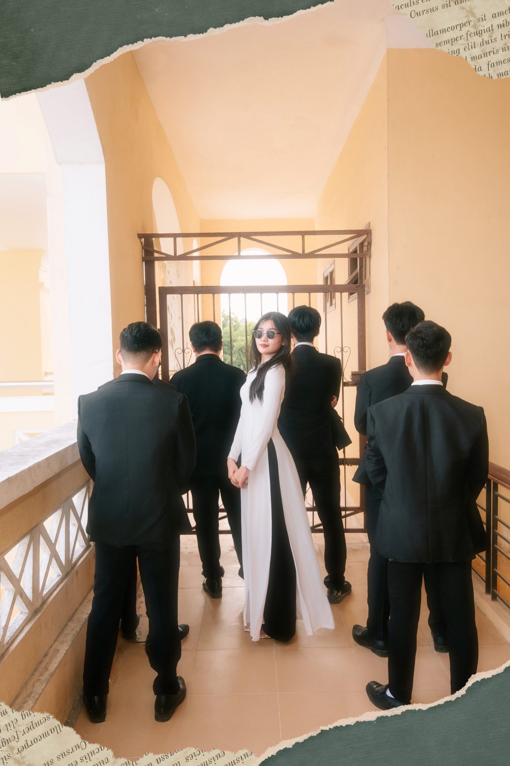 mẫu áo dài chụp ảnh kỷ yếu