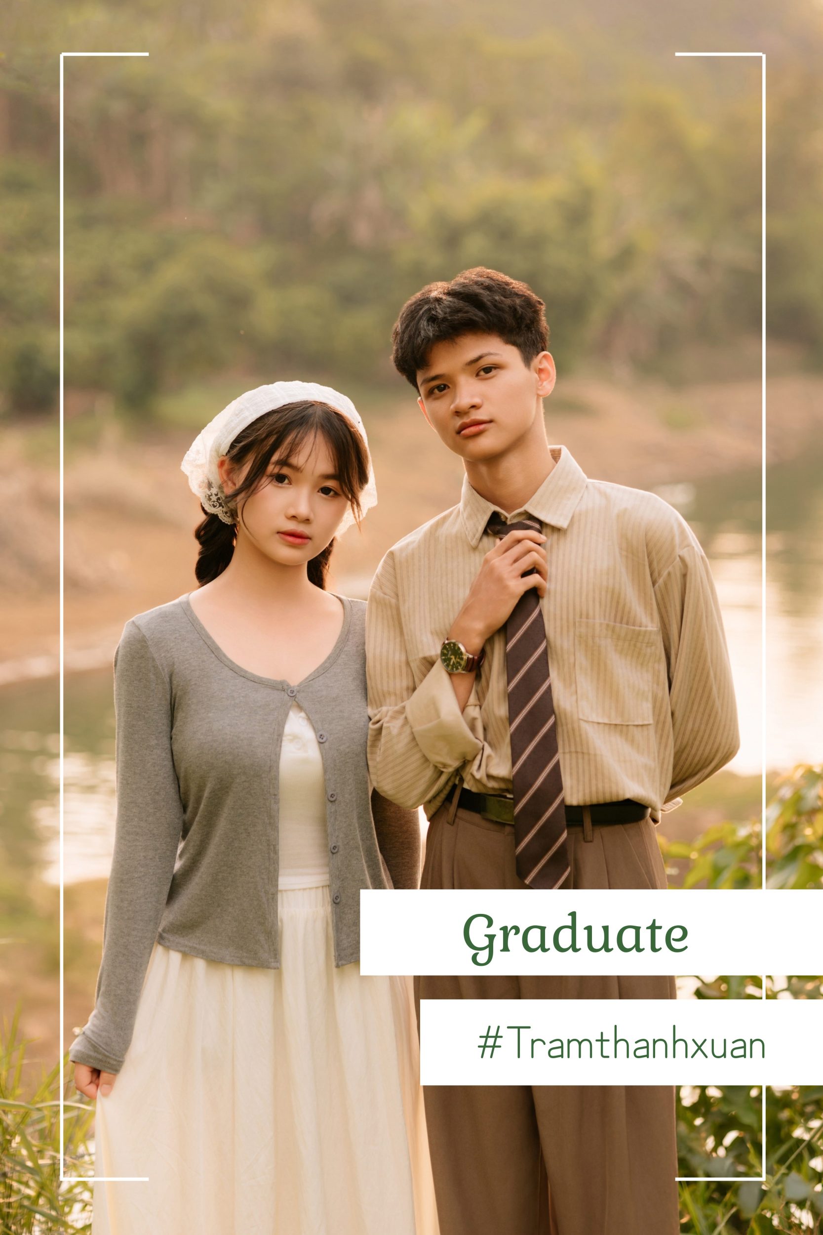 váy trắng chụp kỷ yếu đẹp